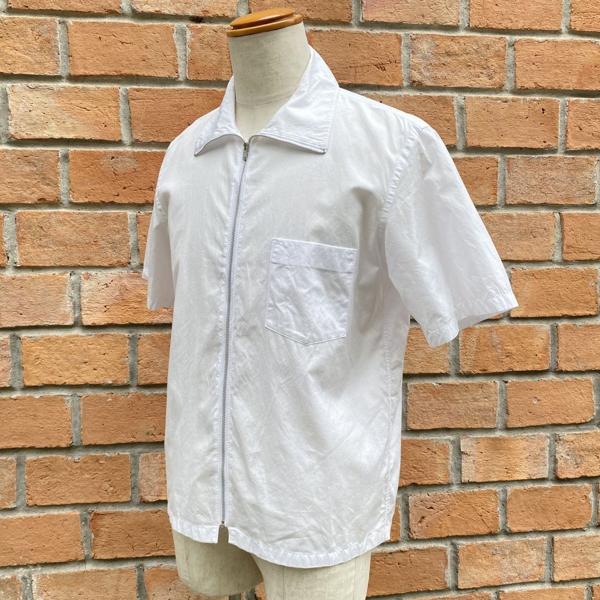 Junya Watanabe JUNYA WATANABE COMNE des GARCONS MAN Zip Pocket White Shirt Size US M / EU 48-50 / 2 - 15 Thumbnail