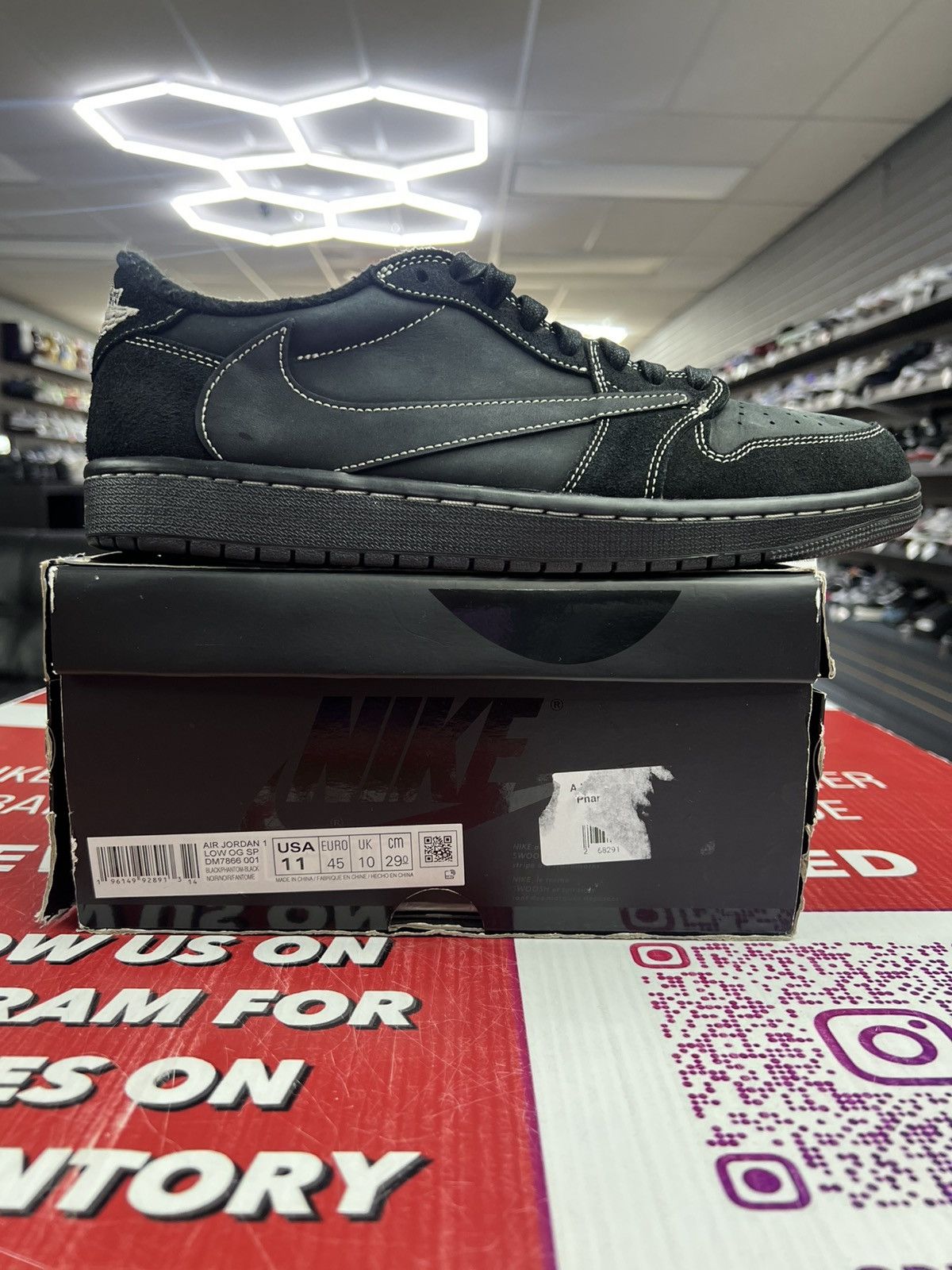 Jordan Brand × Travis Scott Air Jordan 1 Low x Travis Scott Phantom Size US 11 / EU 44 - 1 Thumbnail