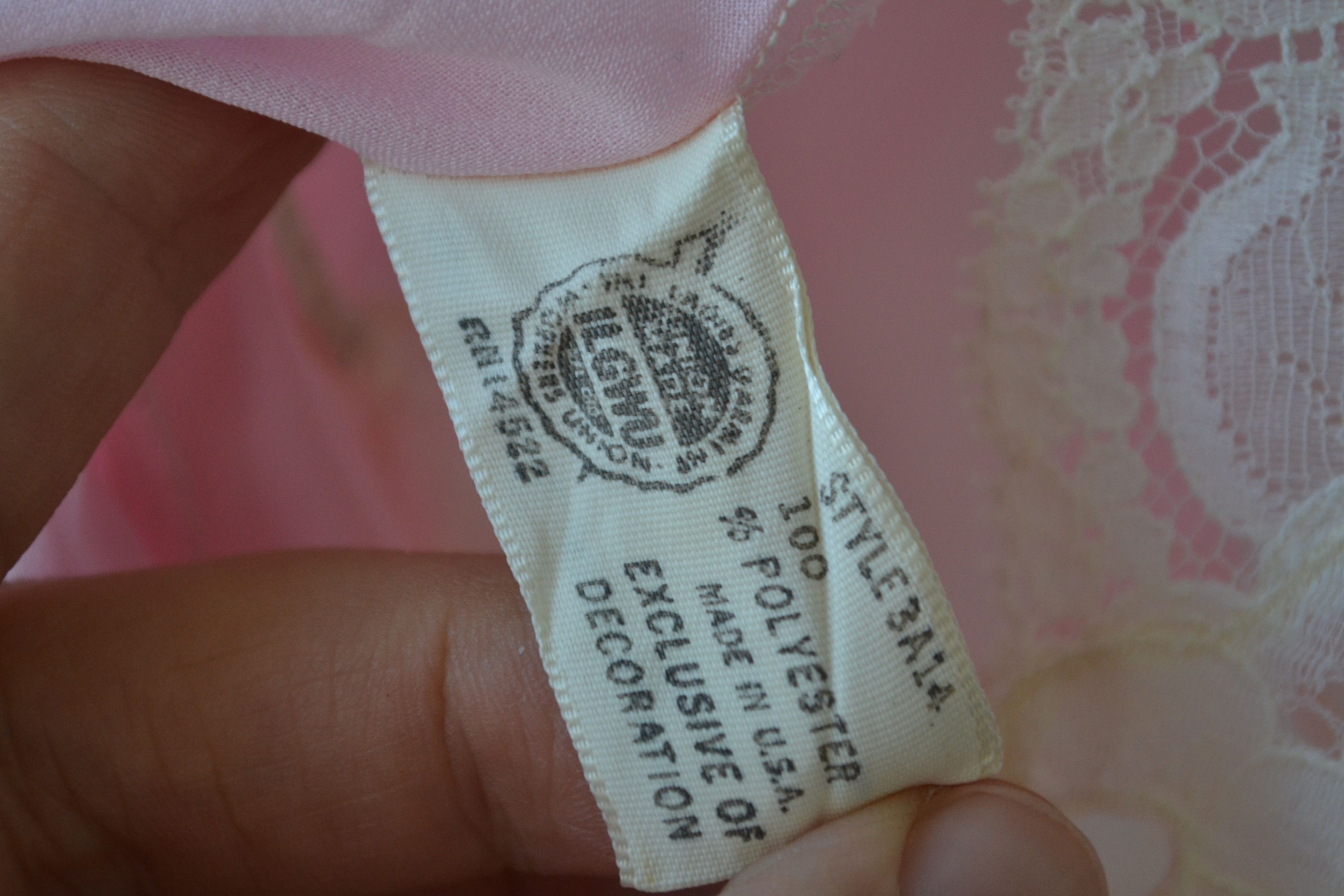 Dior Christian Dior Slip Dress Lingerie Vintage Pink White Size ONE SIZE - 5 Thumbnail
