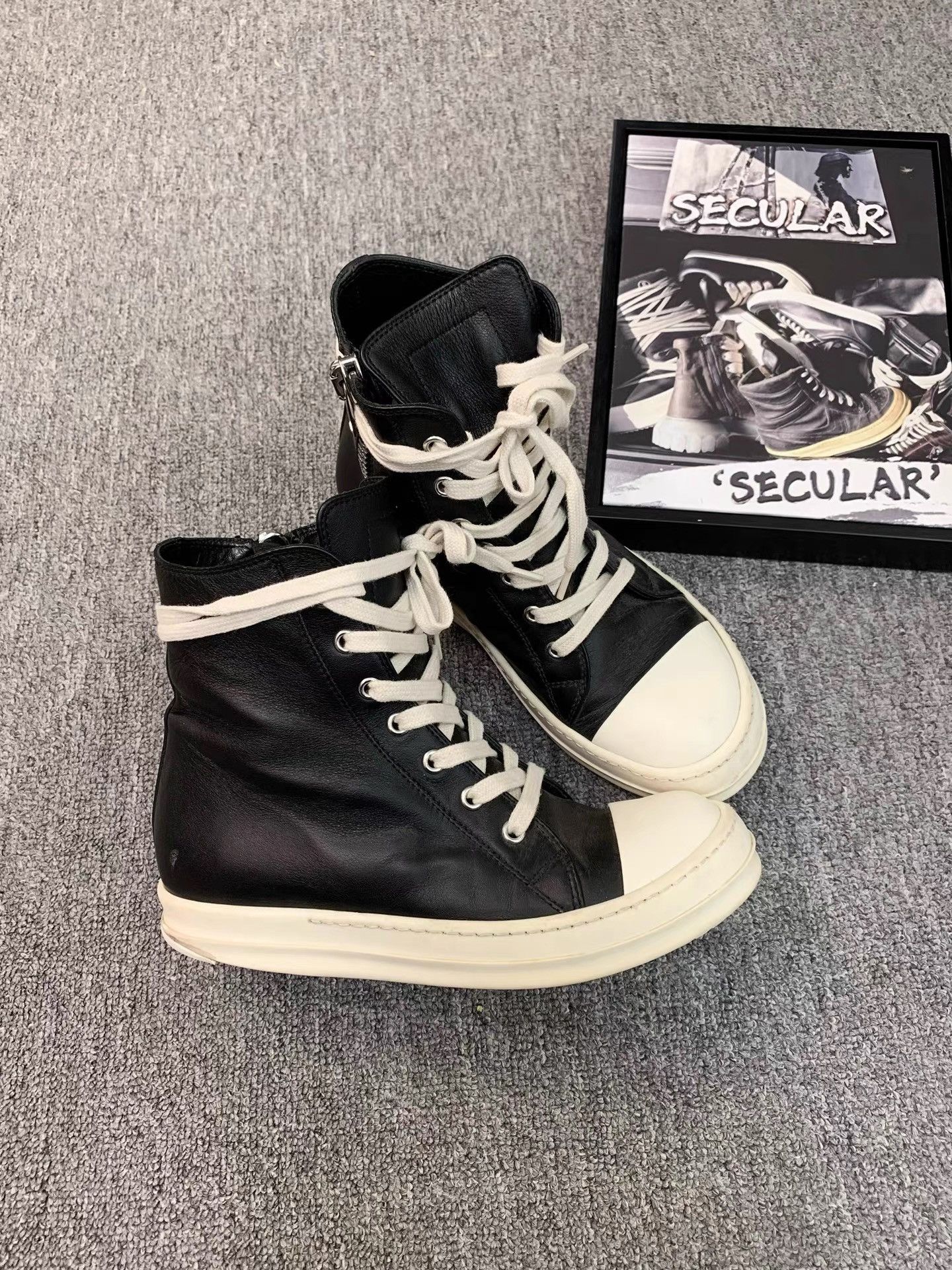 Rick Owens Rick Owens Mainline Leather Shoes K34 Size US 6.5 / IT 36.5 - 2 Thumbnail