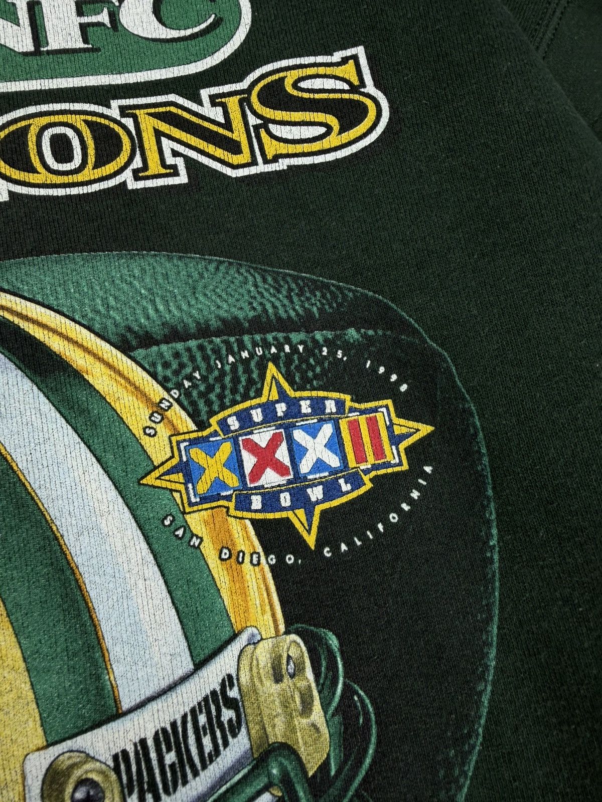 Pro Player 1997 Green Bay Packers NFC Champions Crewneck Sweatshirt Size US XL / EU 56 / 4 - 8 Thumbnail