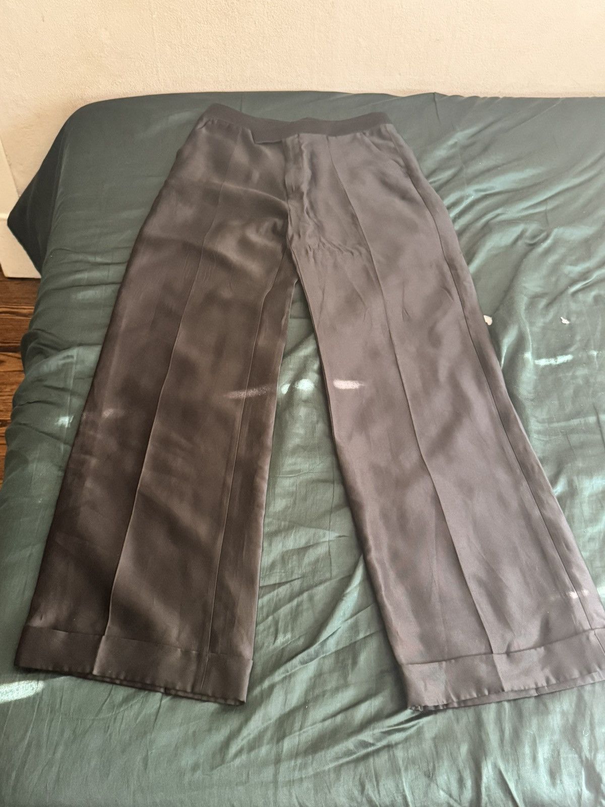 Maison Margiela MM Mikado Wide-Leg Pants Size 27" / US 4 / IT 40 - 3 Thumbnail