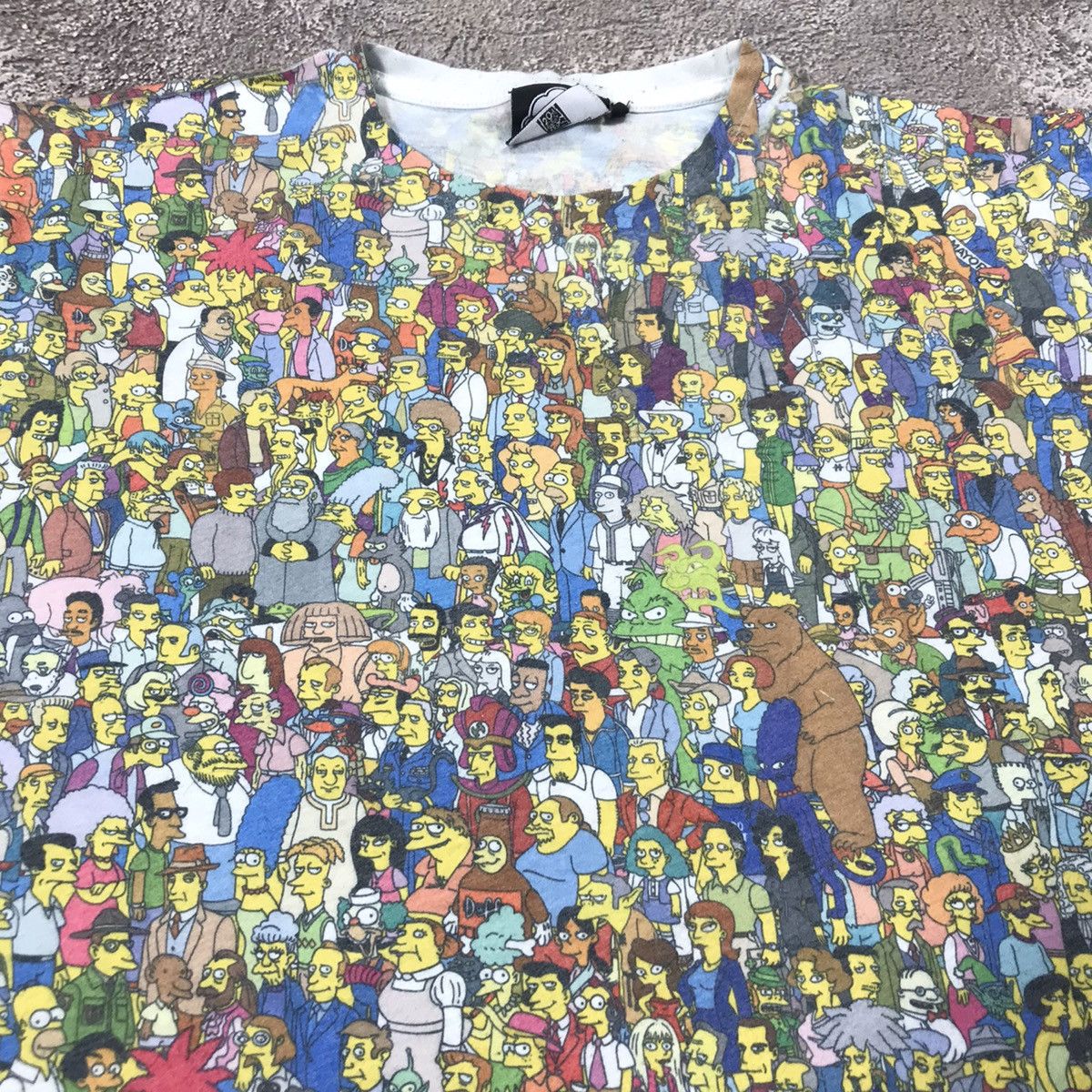 Vintage Vintage 90s All Over Print Simpsons Graphic Tee Streetwear X Size US XL / EU 56 / 4 - 2 Thumbnail