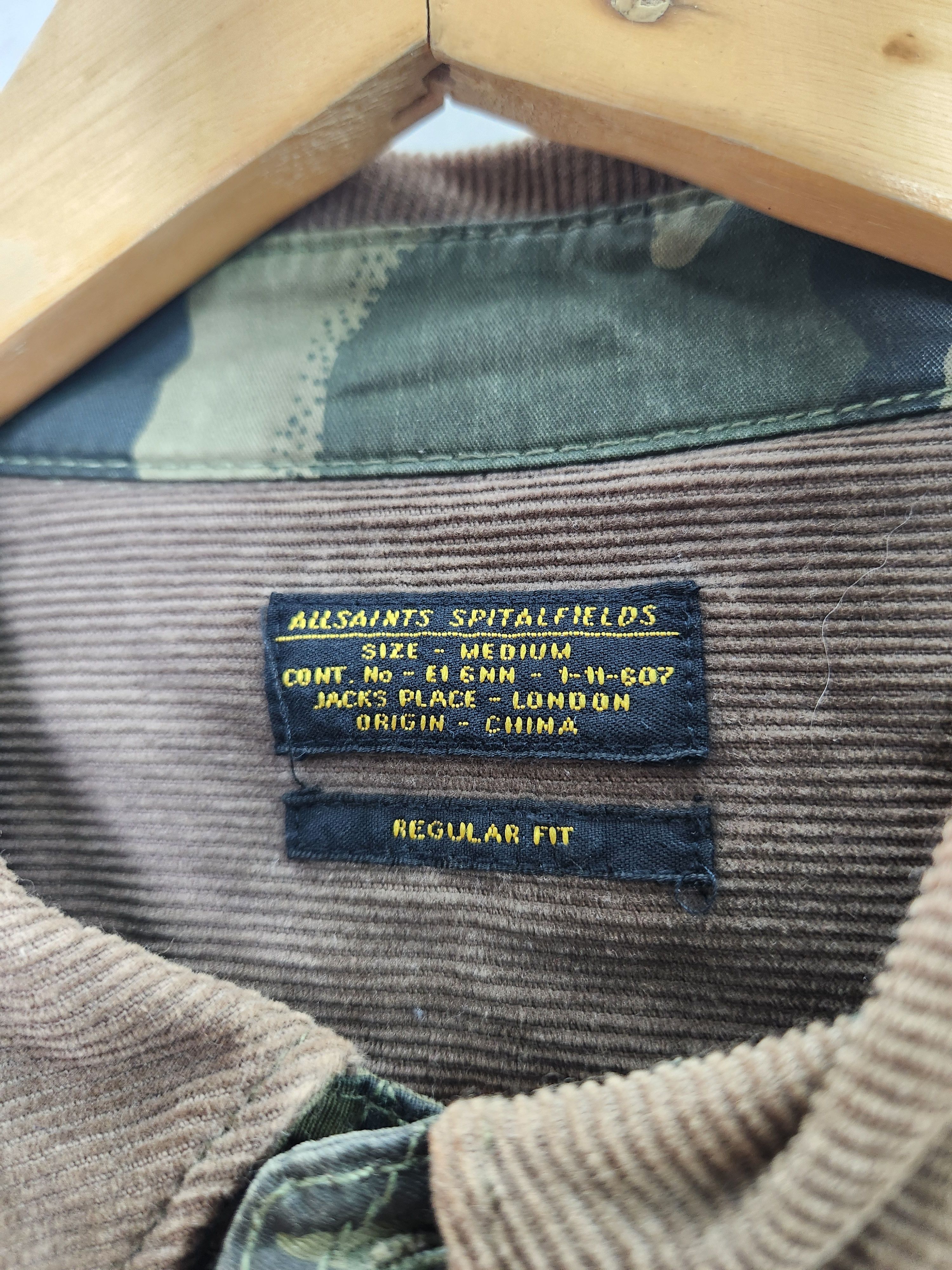 Allsaints Allsaints spitalfields camo jacket button ups size M Size US M / EU 48-50 / 2 - 9 Thumbnail