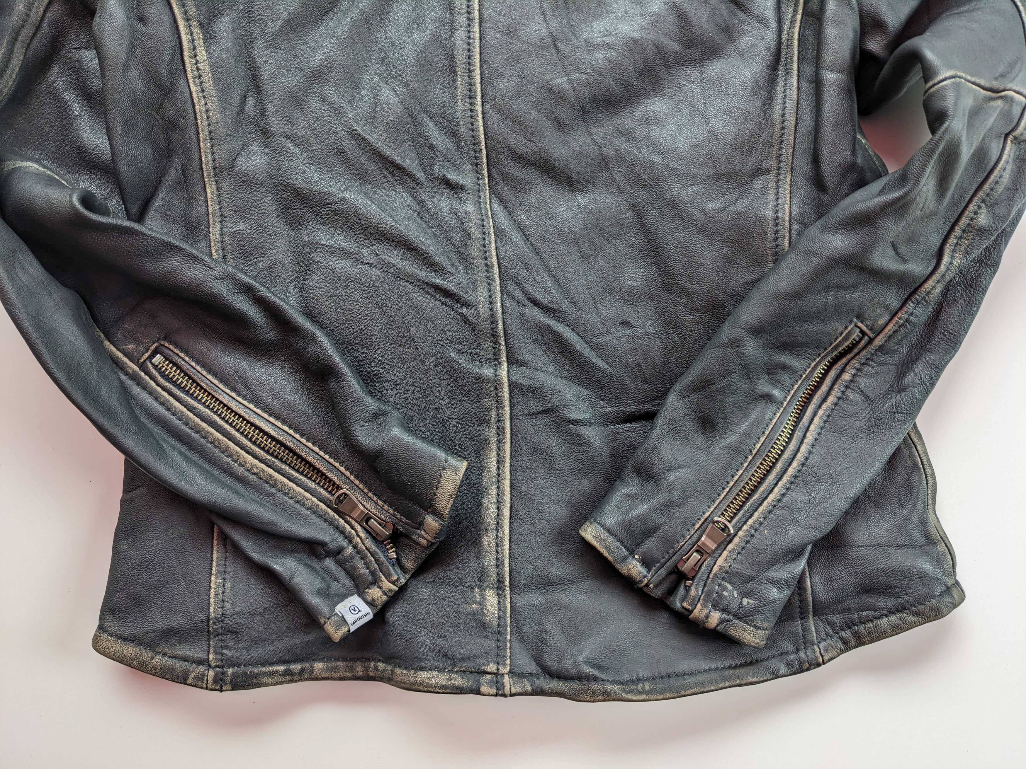 Genuine Leather × Vanquish Vanquish motorcycle leather jacket Size US S / EU 44-46 / 1 - 3 Thumbnail