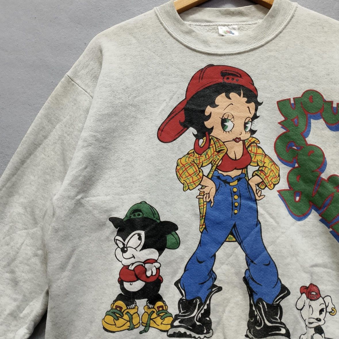 Vintage Vintage 1993 Betty Boop “You Wish” Sweatshirt Size US M / EU 48-50 / 2 - 3 Thumbnail