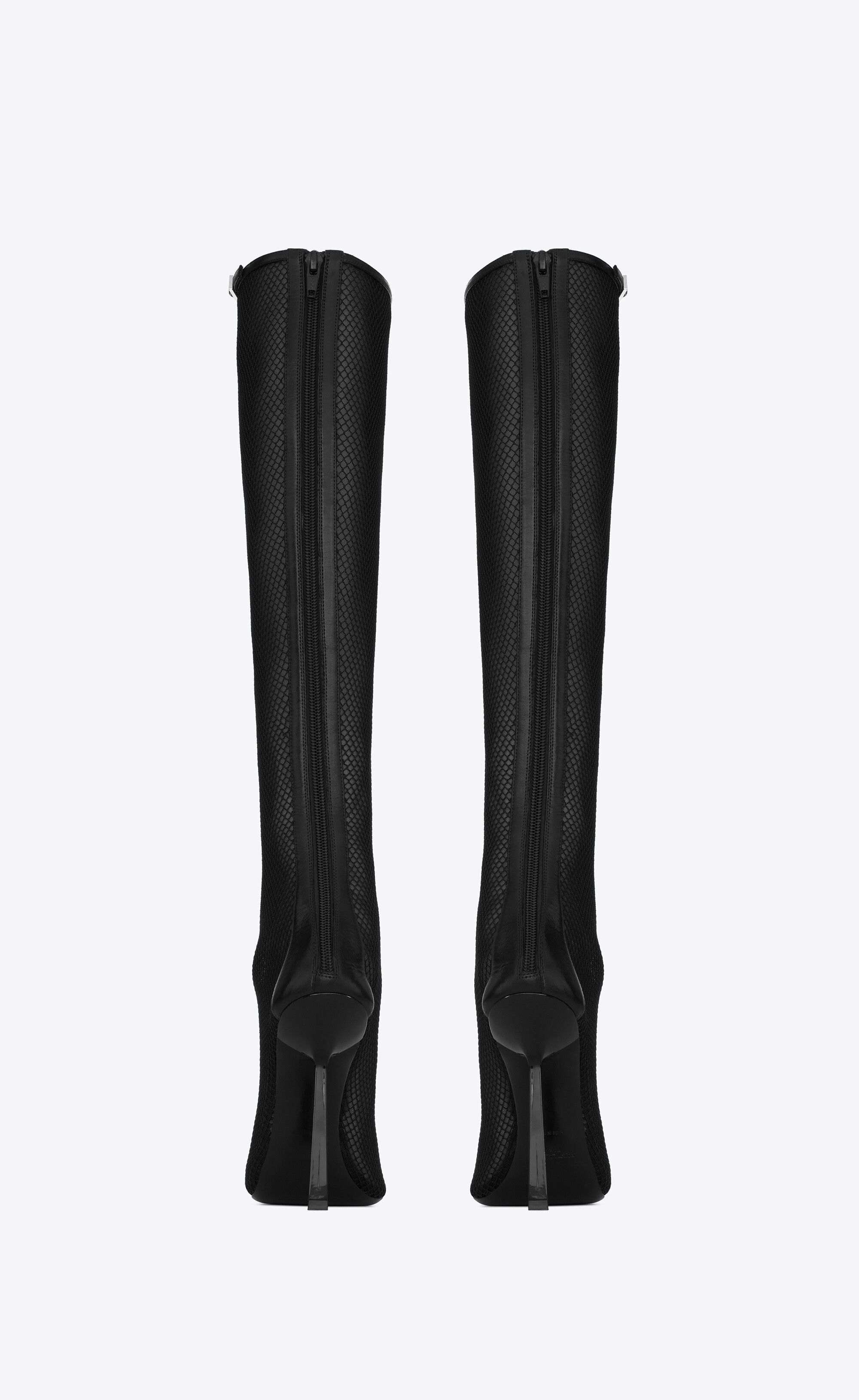 Saint Laurent Paris o1bcso1str1224 Oxalis Boots In Mesh in Black Size US 5 / IT 35 - 3 Thumbnail