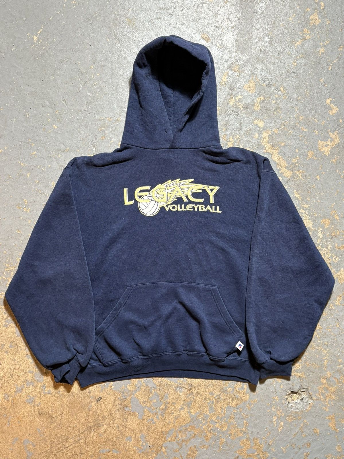 Russell Athletic × Vintage Blue volleyball Russell athletic hoodie sweatshirt Size US M / EU 48-50 / 2 - 1 Thumbnail