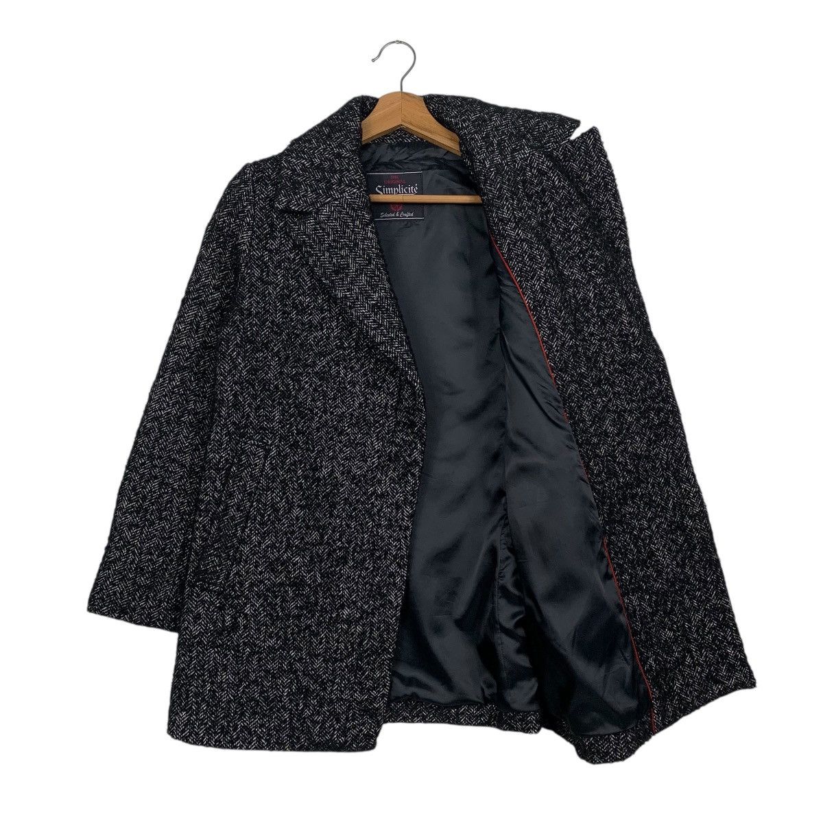 Japanese Brand Japanese Brand Simplicite Herringbone Wool Jacket Size M / US 6-8 / IT 42-44 - 9 Thumbnail