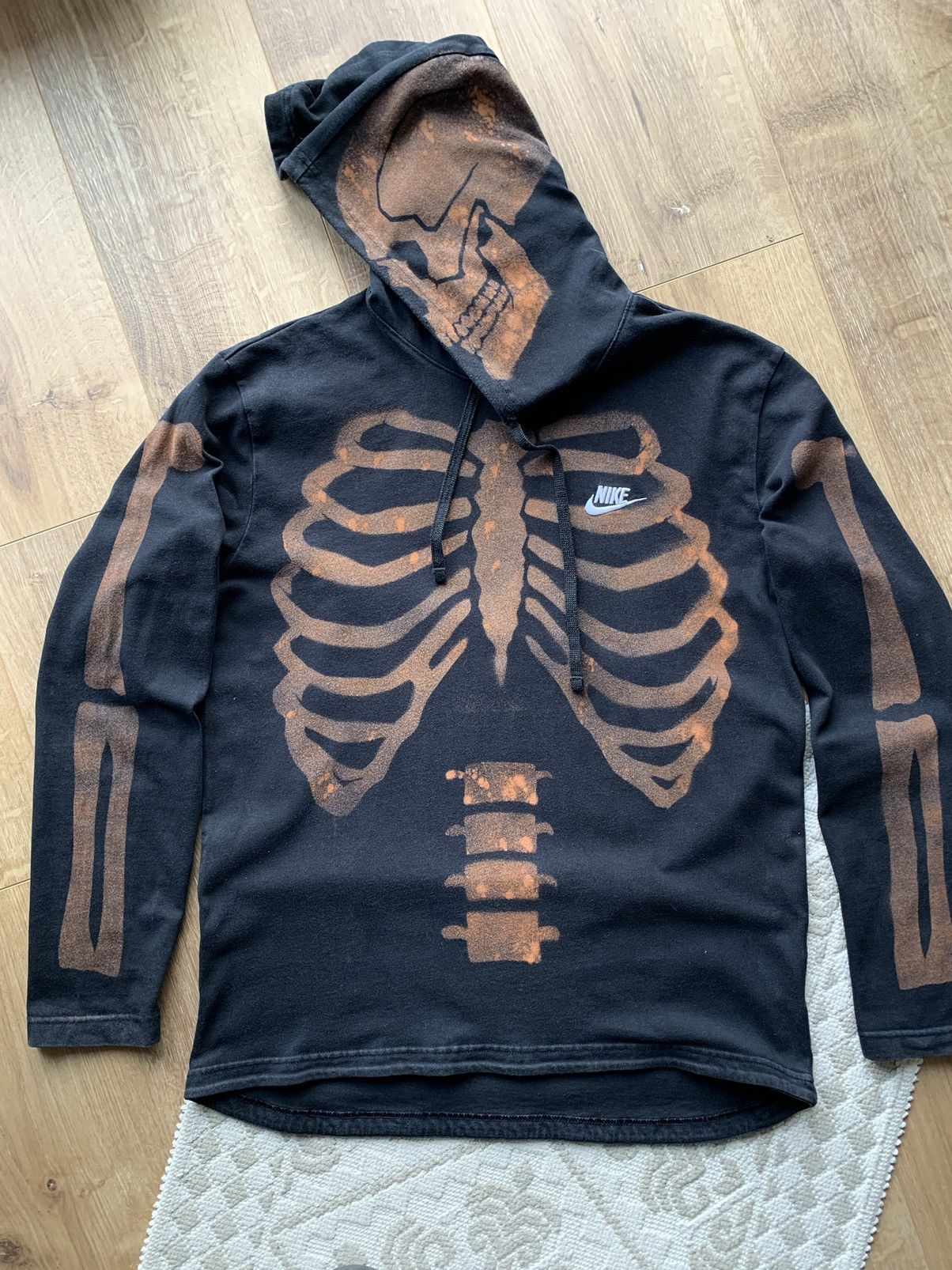 Nike Vintage Nike Skeleton big logo hoodie Size US M / EU 48-50 / 2 - 4 Thumbnail