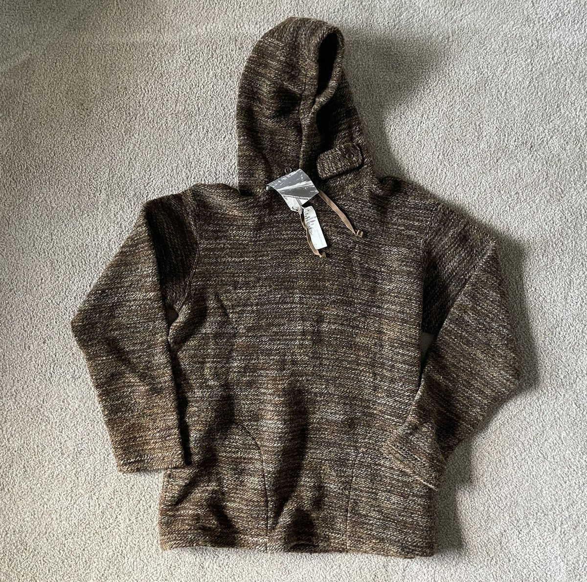Engineered Garments Hoody PolyWool Melange Knit Hoodie Size US L / EU 52-54 / 3 - 2 Thumbnail