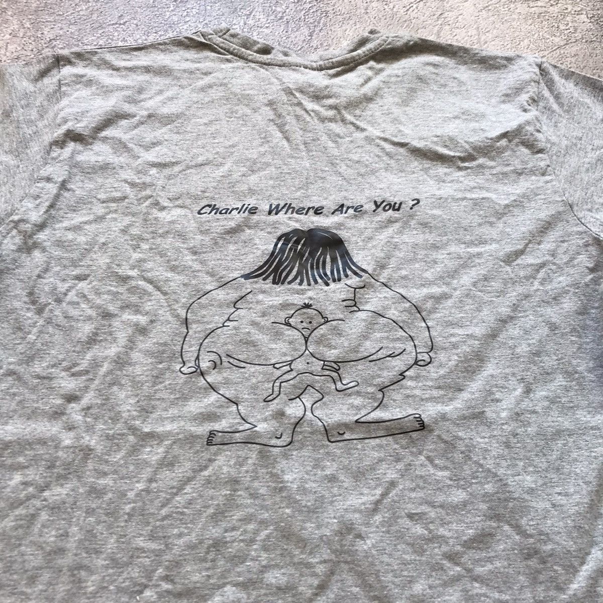 Vintage Vintage 90s Sun Faded Graphic Tee Charlie Where Art Y2K M Size US M / EU 48-50 / 2 - 3 Thumbnail