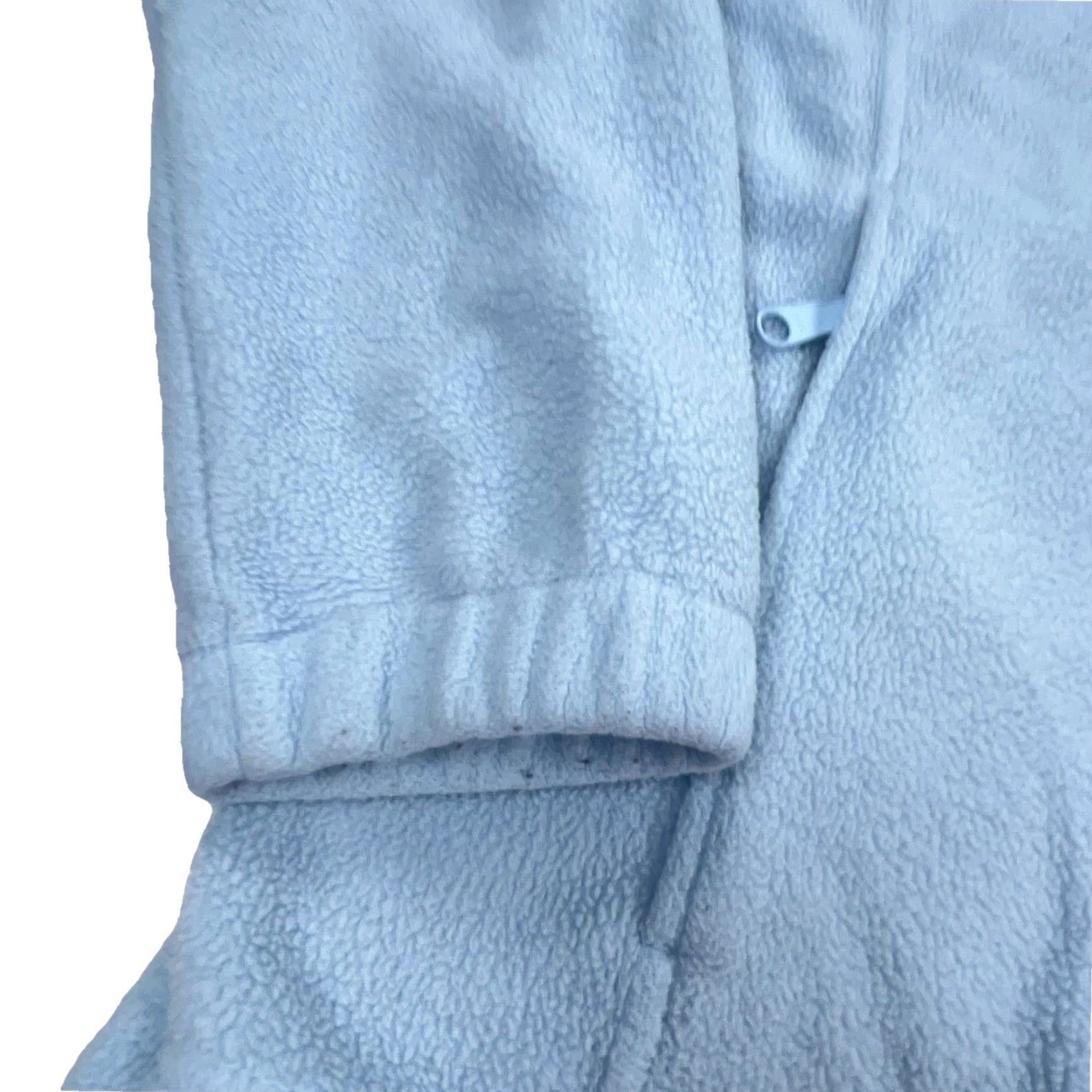 Vintage VINTAGE Columbia Jacket Women Medium Blue Fleece Sweater Coat Core Layer Light Sky VTG Size M / US 6-8 / IT 42-44 - 5 Thumbnail