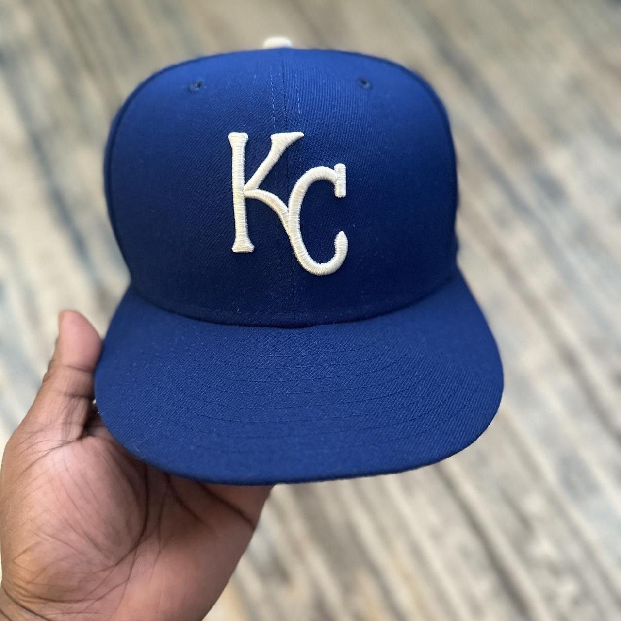 New Era Kansas City Royals Blue New Era Fitted Size ONE SIZE - 2 Thumbnail