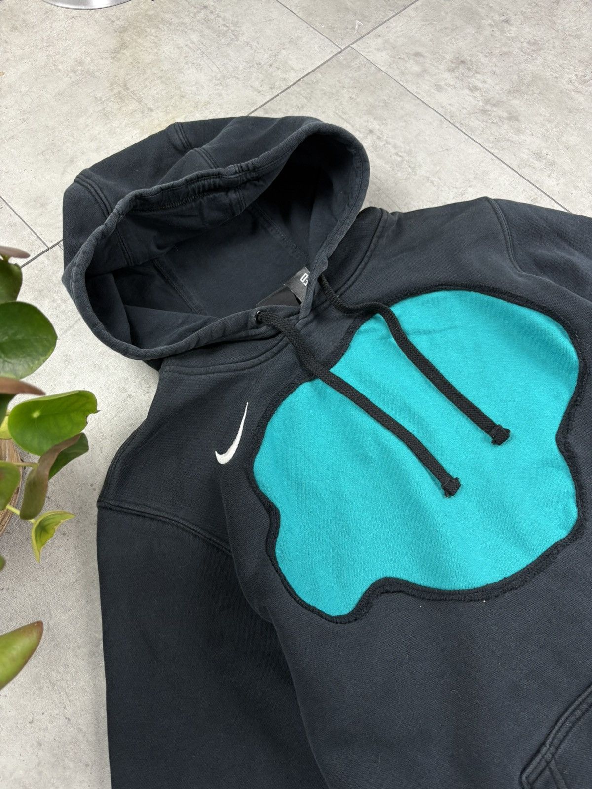 Nike Nike Distorted Lab Custom Hoodie Rework Cut Sew Travis Yeezy Size US S / EU 44-46 / 1 - 1 Thumbnail