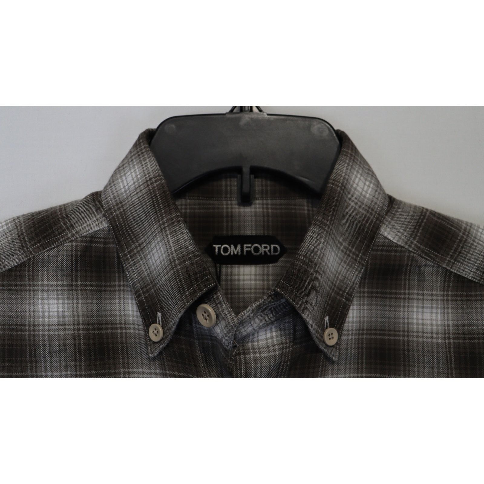 Tom Ford o1rshd1 Checked Button Up Shirt in Multicolor Size US S / EU 44-46 / 1 - 7 Thumbnail