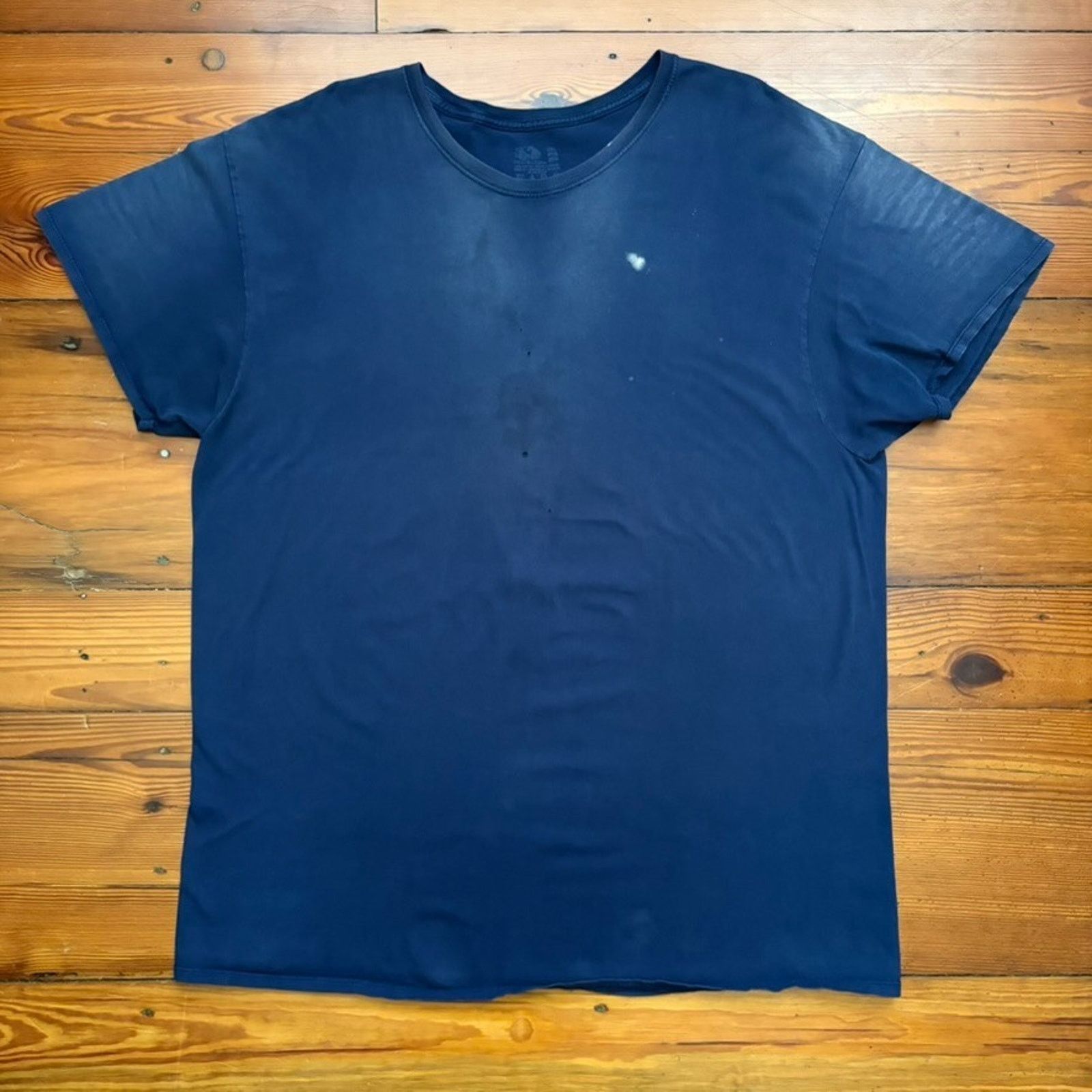 Vintage Vintage Gradient Sun Faded T-Shirt Men's Size 2XL Blue Size US XXL / EU 58 / 5 - 2 Thumbnail