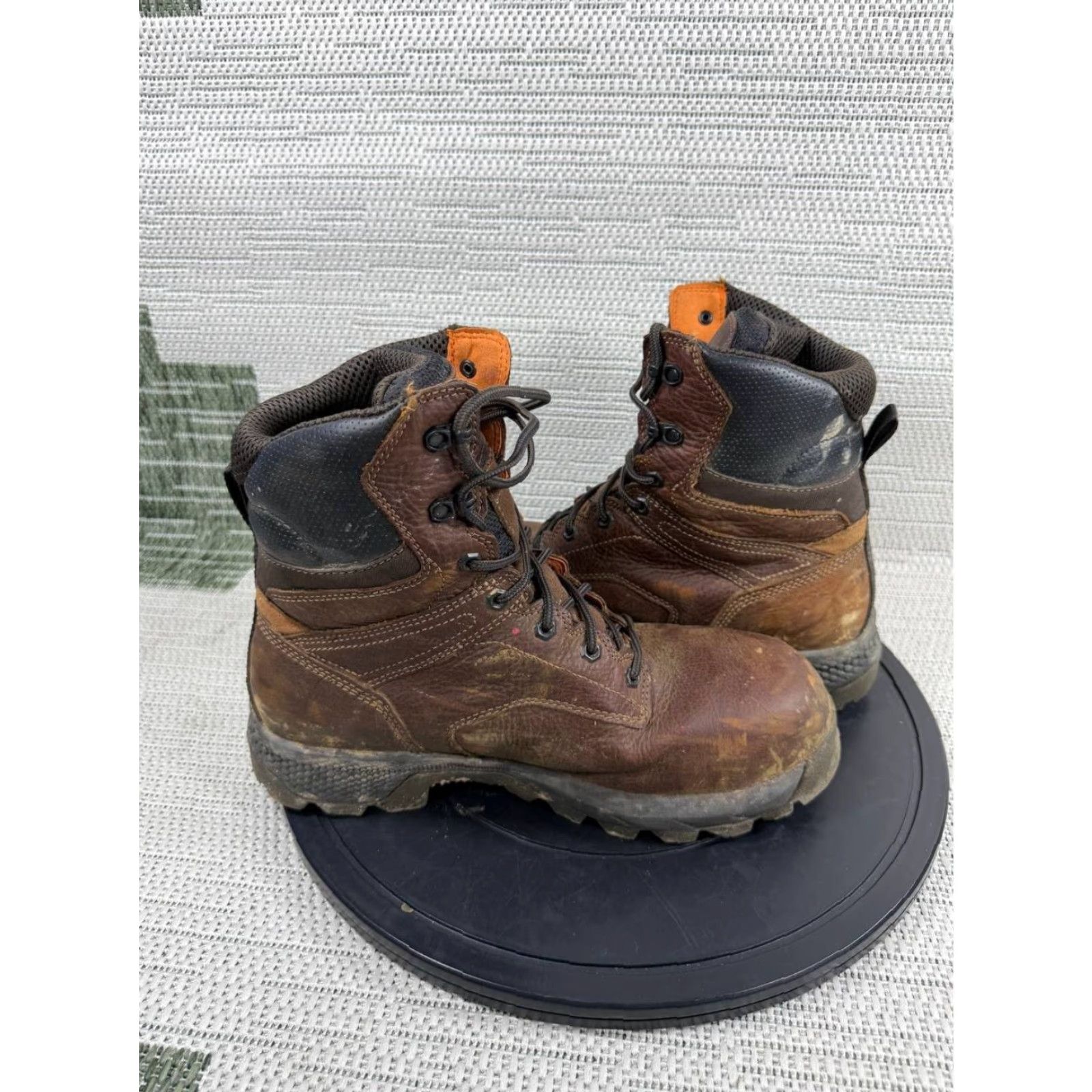 Timberland Timberland PRO Titan EV Boots Mens Size 11 XW Brown Work Boots, Leather, Composite Toe, Water Resistant, Slip Resistant, Electrical Hazard, 8" Model Size US 11 / EU 44 - 4 Thumbnail