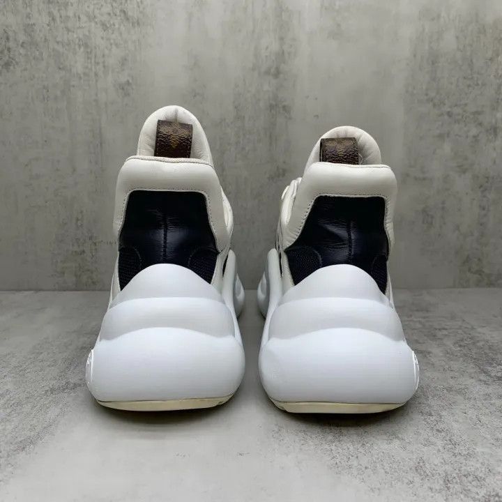 Louis Vuitton Louis Vuitton Black and White Casual Sneakers -2508 Size US 6 / IT 36 - 2 Thumbnail