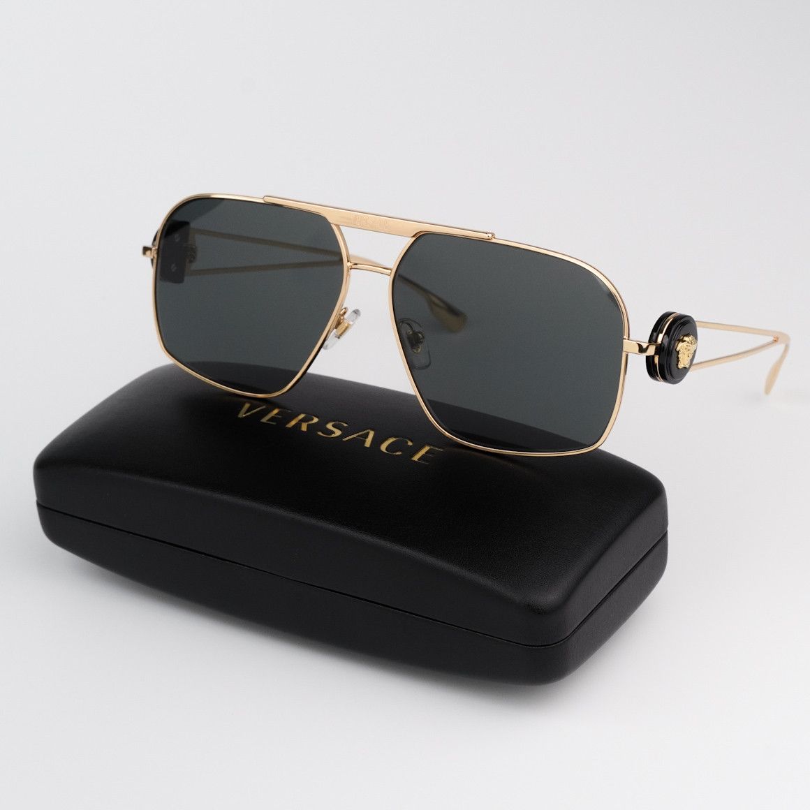 Versace NEW Versace VE2269 100287 Pilot Unisex Sunglasses VE 2269 Size ONE SIZE - 1 Thumbnail