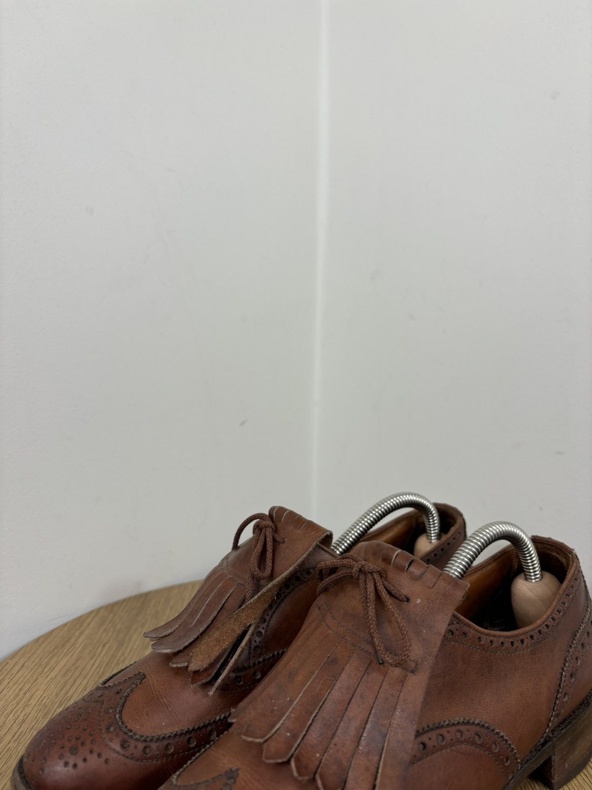 Crockett & Jones Crockett & Jones Women’s Brown Calf Leather Kiltie Brogues Size US 6 / IT 36 - 9 Thumbnail