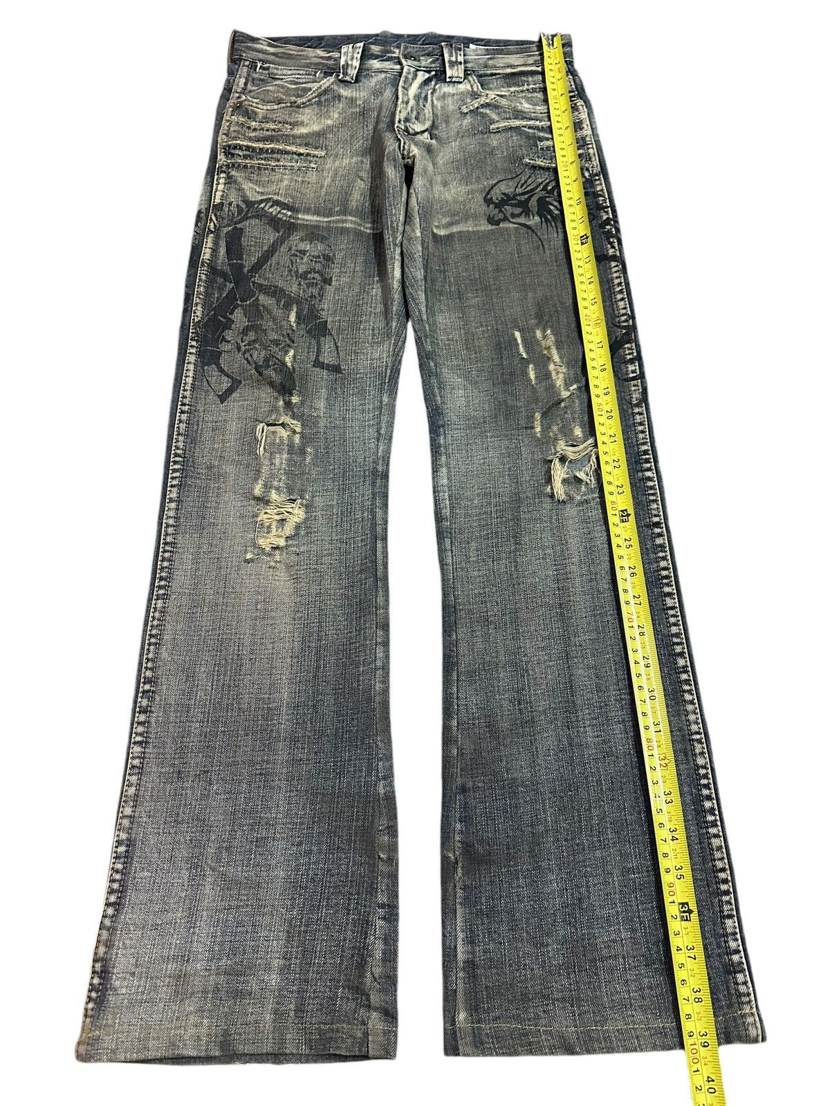 Japanese Brand Semantic Design Mud Wash Denim Size US 30 / EU 46 - 14 Thumbnail