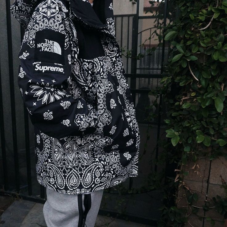 Supreme × The North Face Supreme The North Face FW14 Bandana Mountain Jacket Black Size US XL / EU 56 / 4 - 10 Thumbnail