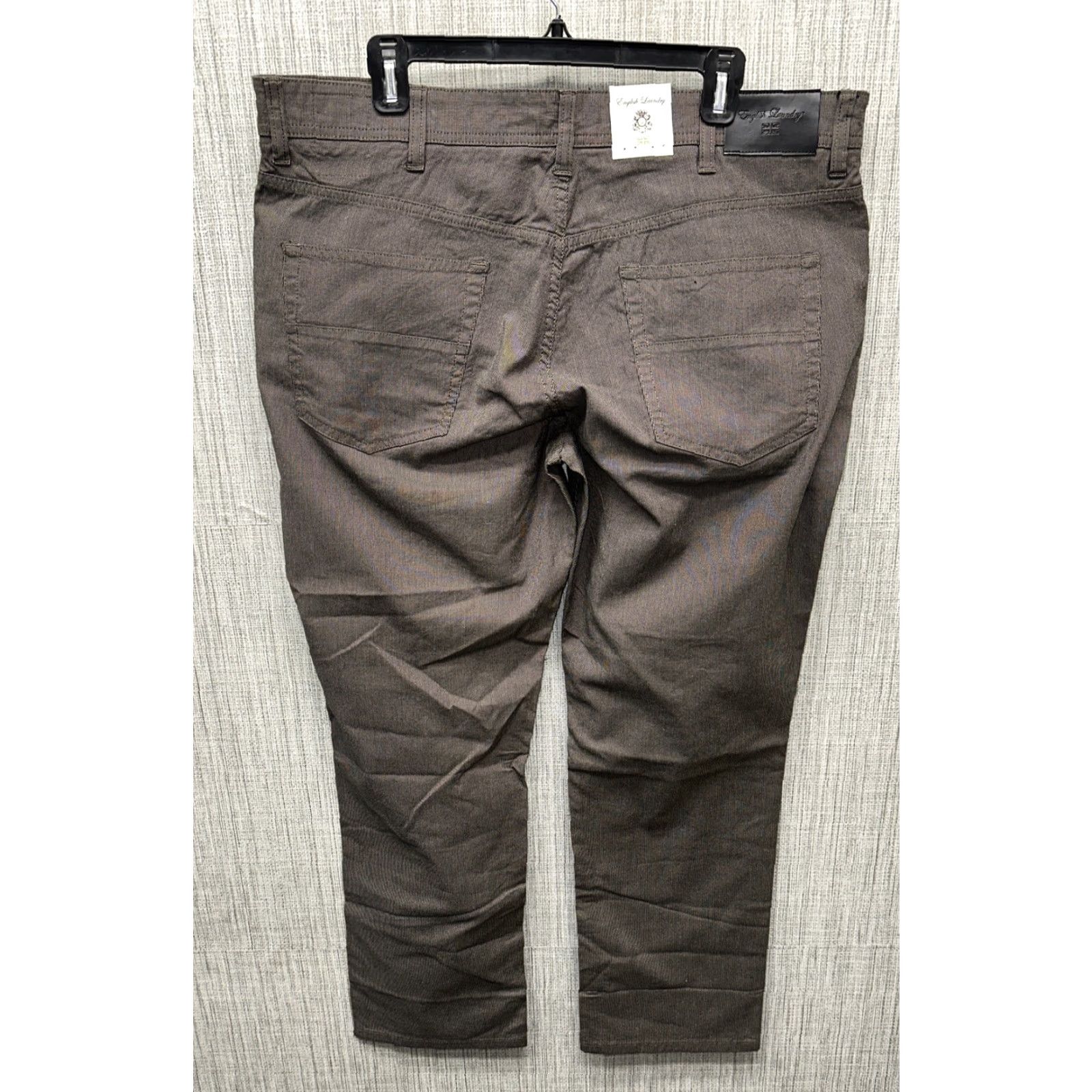 English Laundry English Laundry Everyday The Oliver 5-Pocket Stretch Pants 38 X 30 Pants Brown Mens Regular 38 Inseam 30 Flat Front Casual Stretch Size US 38 / EU 54 - 4 Thumbnail