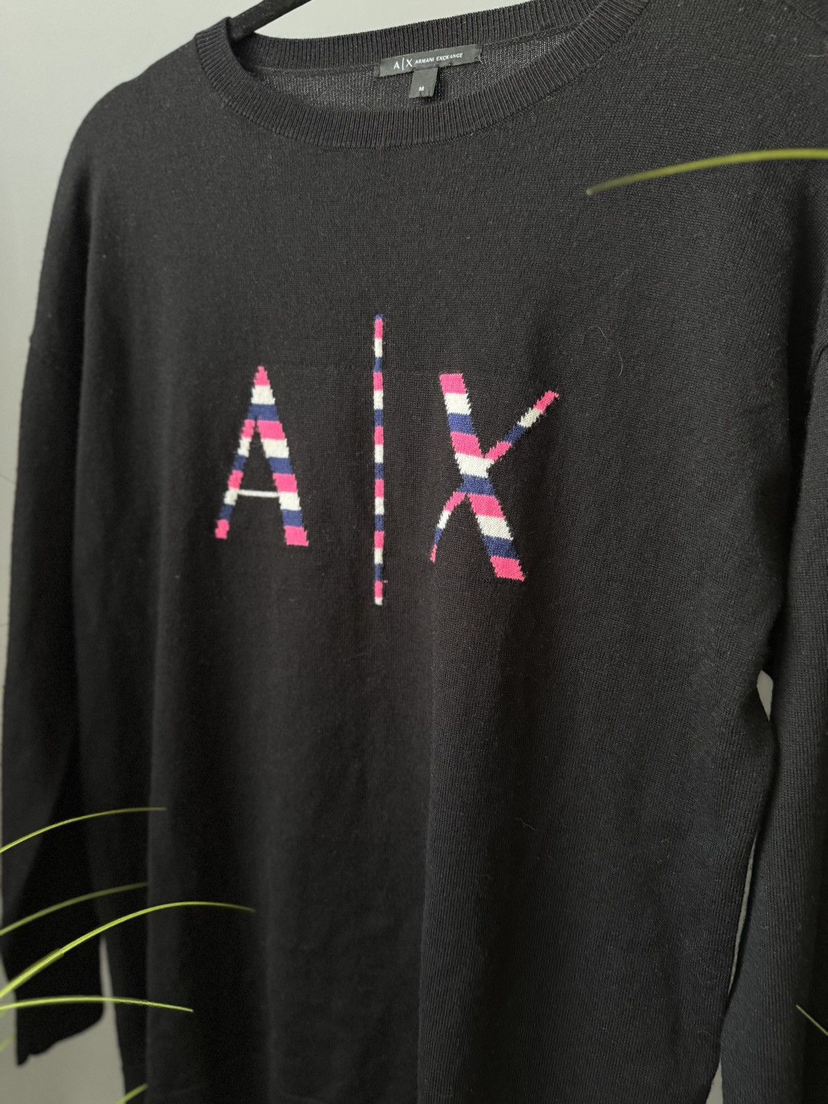 Armani Exchange Armani exchange sweater big logo pink Size US M / EU 48-50 / 2 - 2 Thumbnail