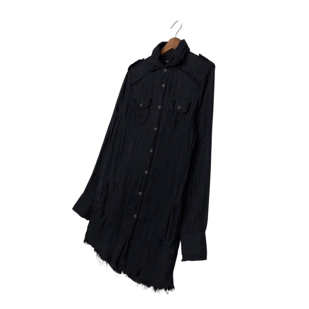 In The Attic 📌Rich Black Shirt Button Jacket In The Attic Punk Design Size US L / EU 52-54 / 3 - 3 Thumbnail