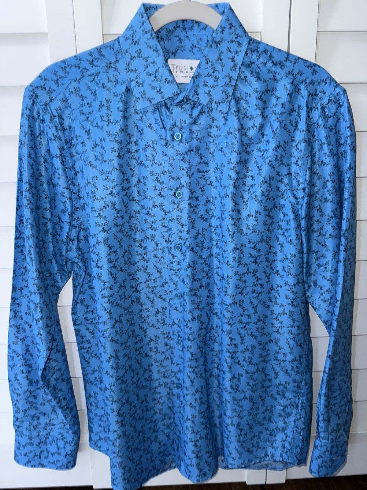Other Men’s Slim Fit Patterned Button-Down Shirt | Size [S/M/L] Size US M / EU 48-50 / 2 - 5 Thumbnail