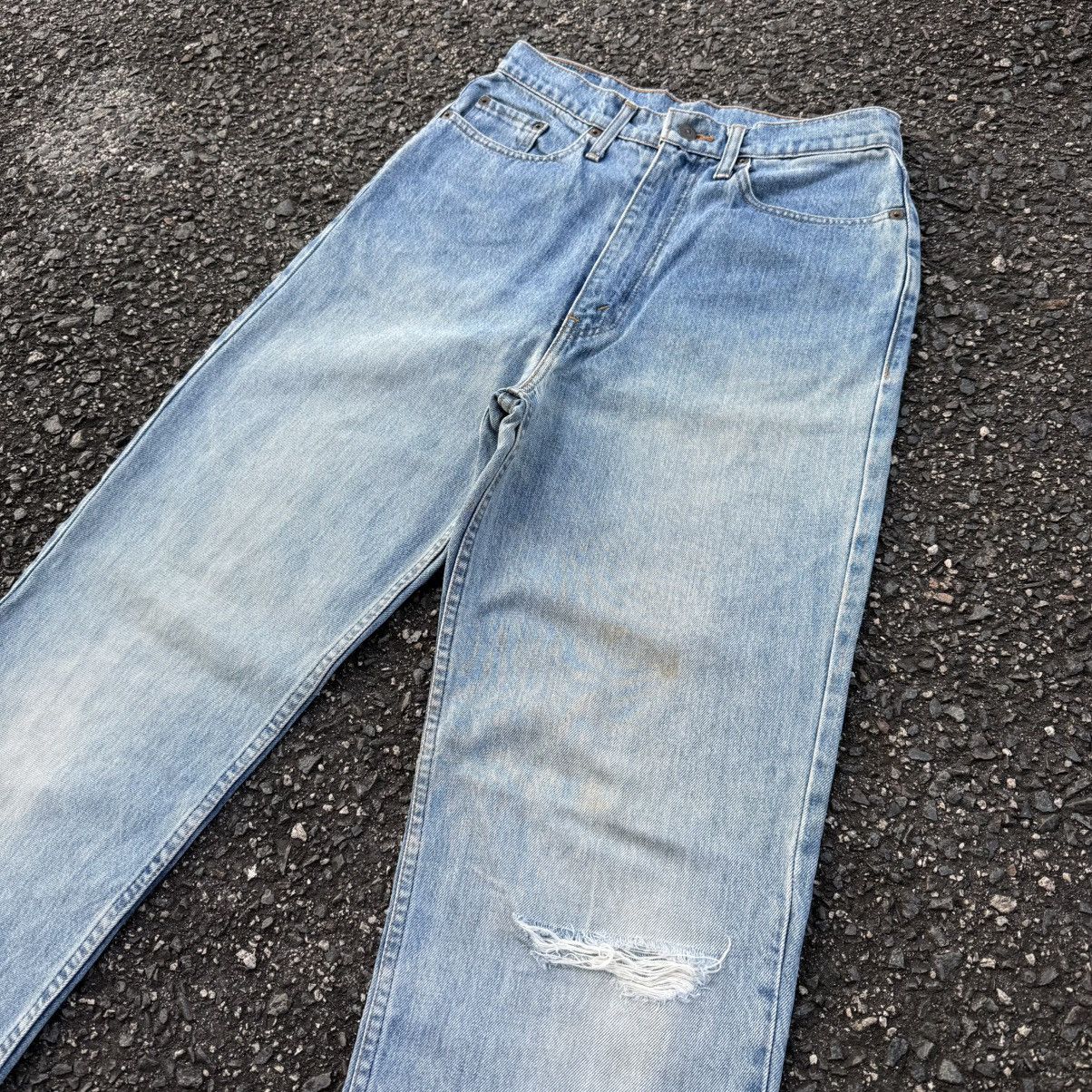 Levi's Vintage Clothing VINTAGE 93' LEVI'S W509 FADED RIPPEP DENIM JEAN PANTS Size US 29 - 6 Thumbnail