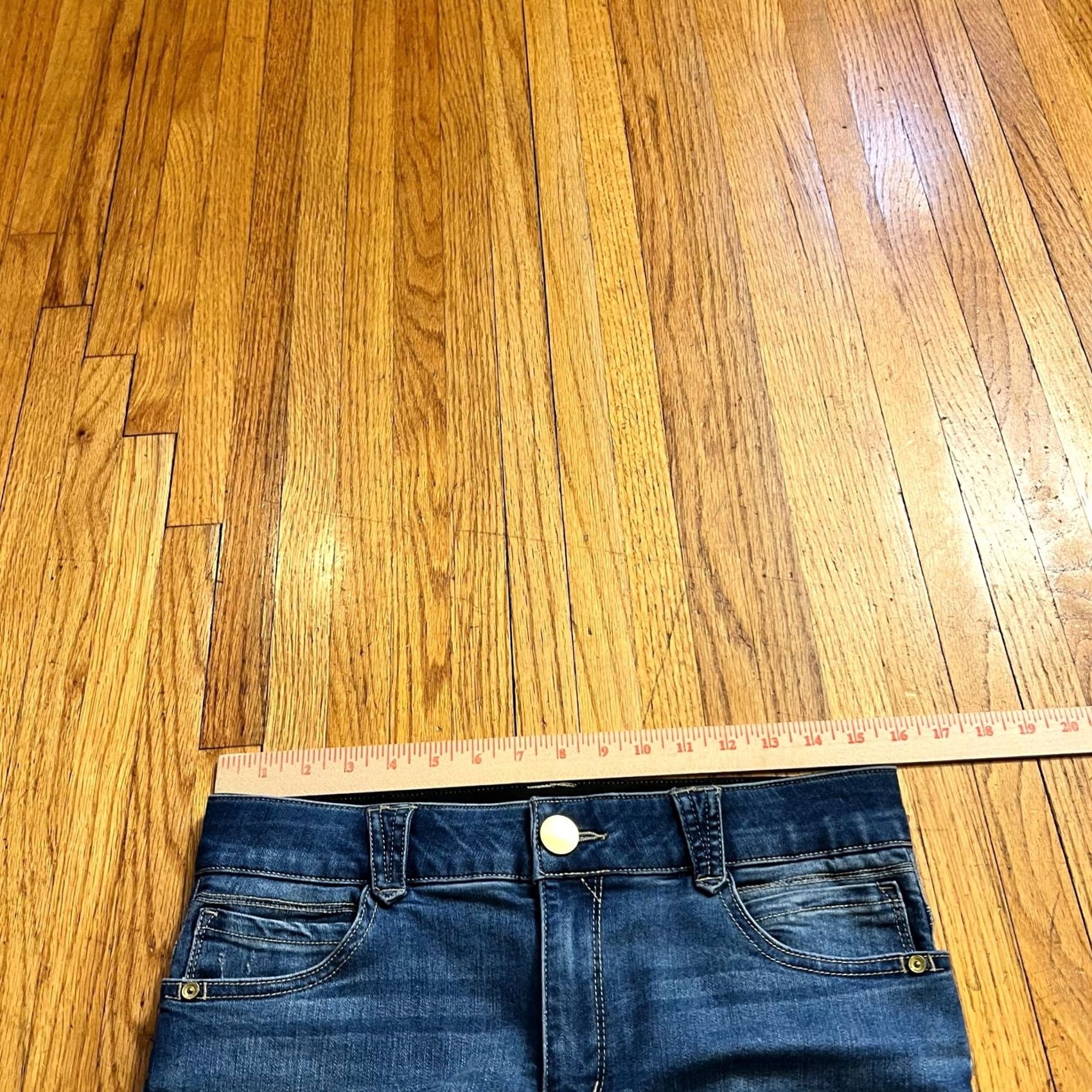 Vintage Democracy Jeans Womens Blue 8 Ankle Skimmer Crop Mid Rise Size 30" / US 8 / IT 44 - 7 Thumbnail