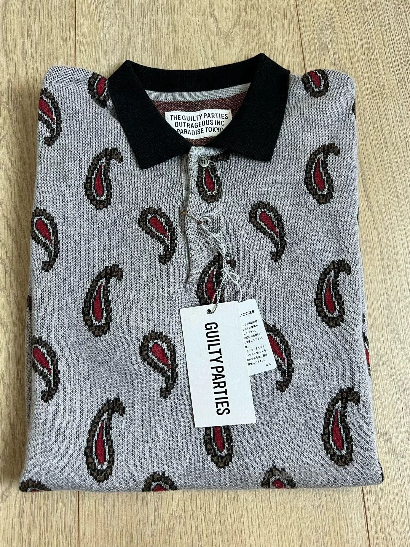 Wacko Maria WACKO MARIA 21SS Leopard Knit Polo. Size US M / EU 48-50 / 2 - 4 Thumbnail