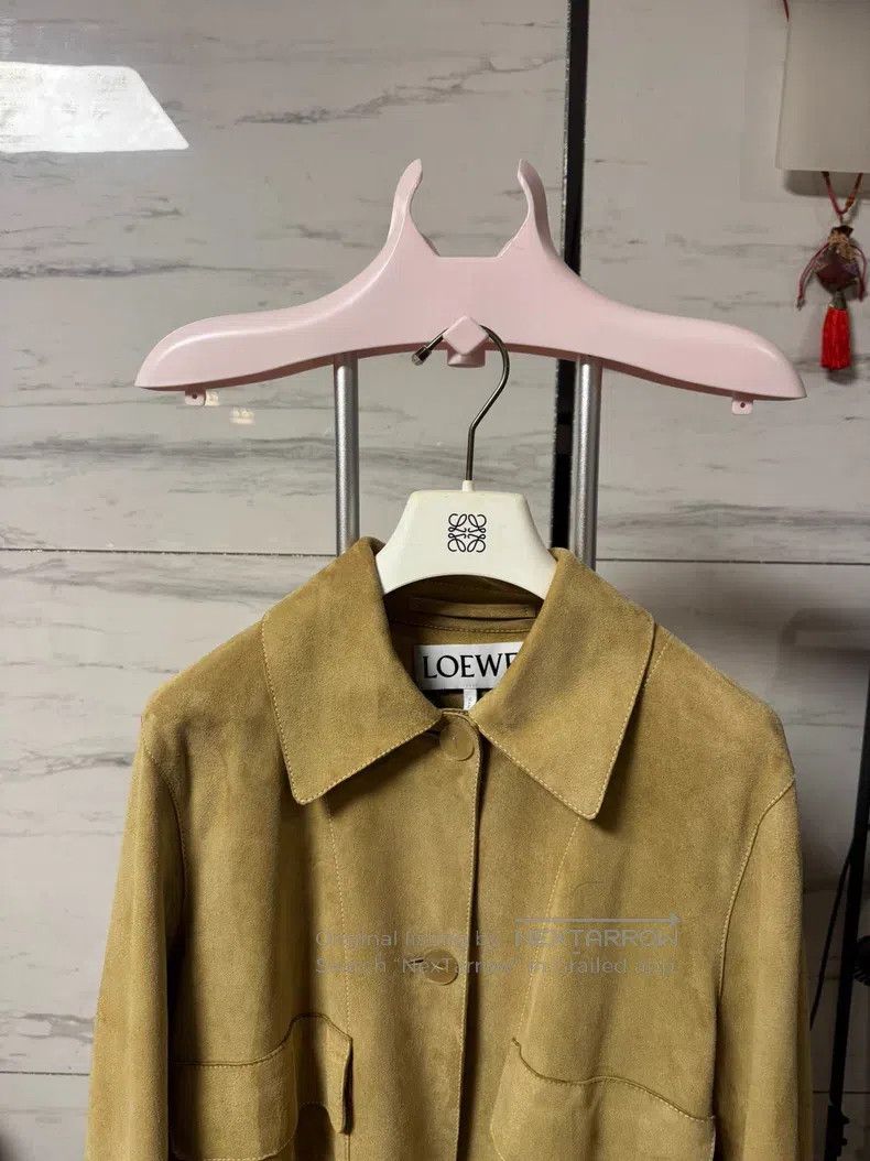 Loewe Loewe Suede Jacket with Sheepskin Lining Size XS / US 0-2 / IT 36-38 - 6 Thumbnail