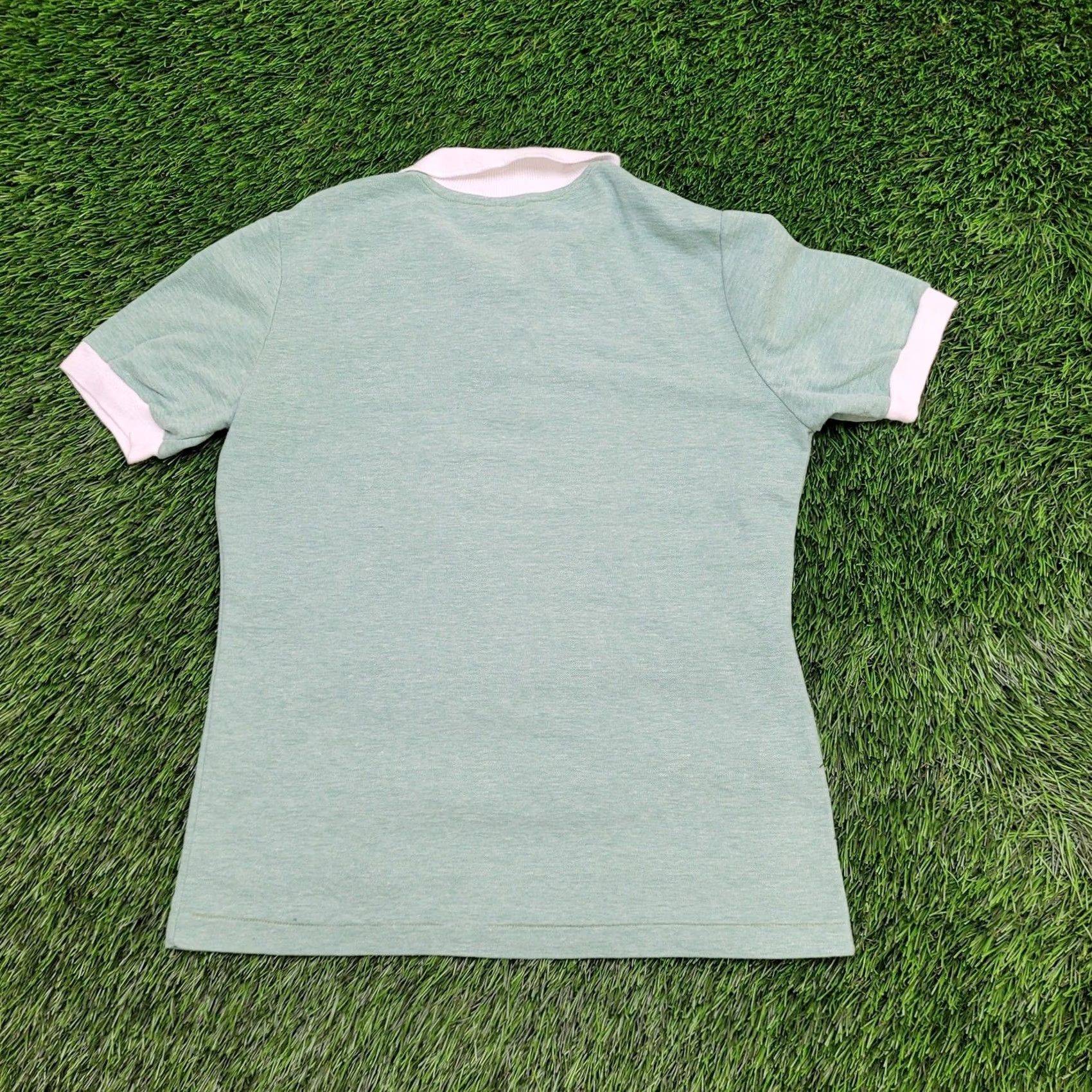 Vintage VINTAGE Maggiore Polo Shirt Womens XS Polo White Mint Green Pastel Two-Tone 80s Tennis Style Knit USA Made Size XS / US 0-2 / IT 36-38 - 5 Thumbnail