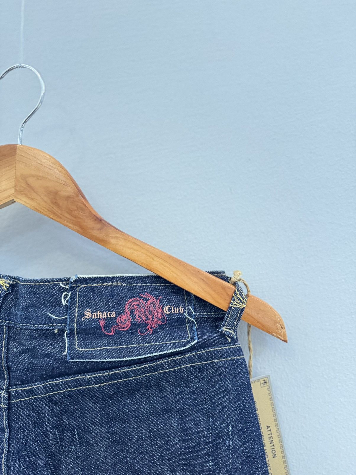 If Six Was Nine × Japanese Brand vintage patchwork japan jeans distressed low rise flared 90s Size 27" / US 4 / IT 40 - 9 Thumbnail