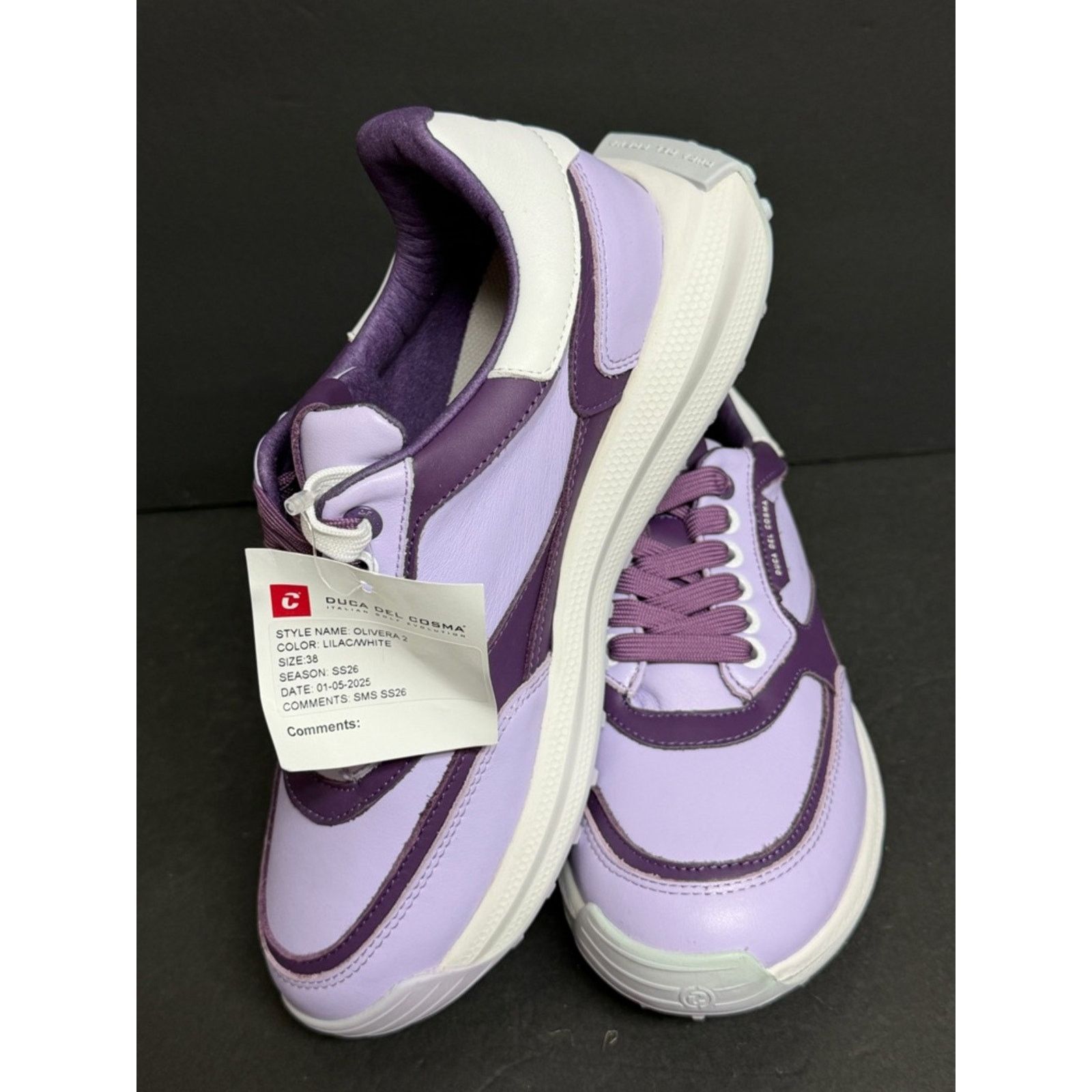 Other DUCA DEL COSMA OLIVERA 2 WATERPROOF GOLF SHOES 7.5 RARE $249 Size US 7.5 / IT 37.5 - 3 Thumbnail