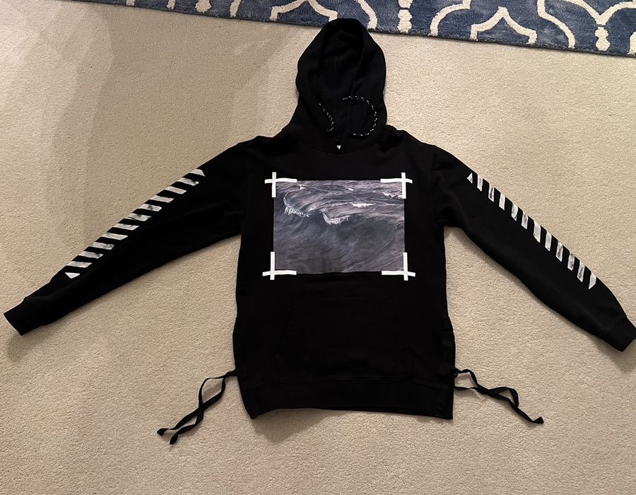 Off white sale ocean hoodie