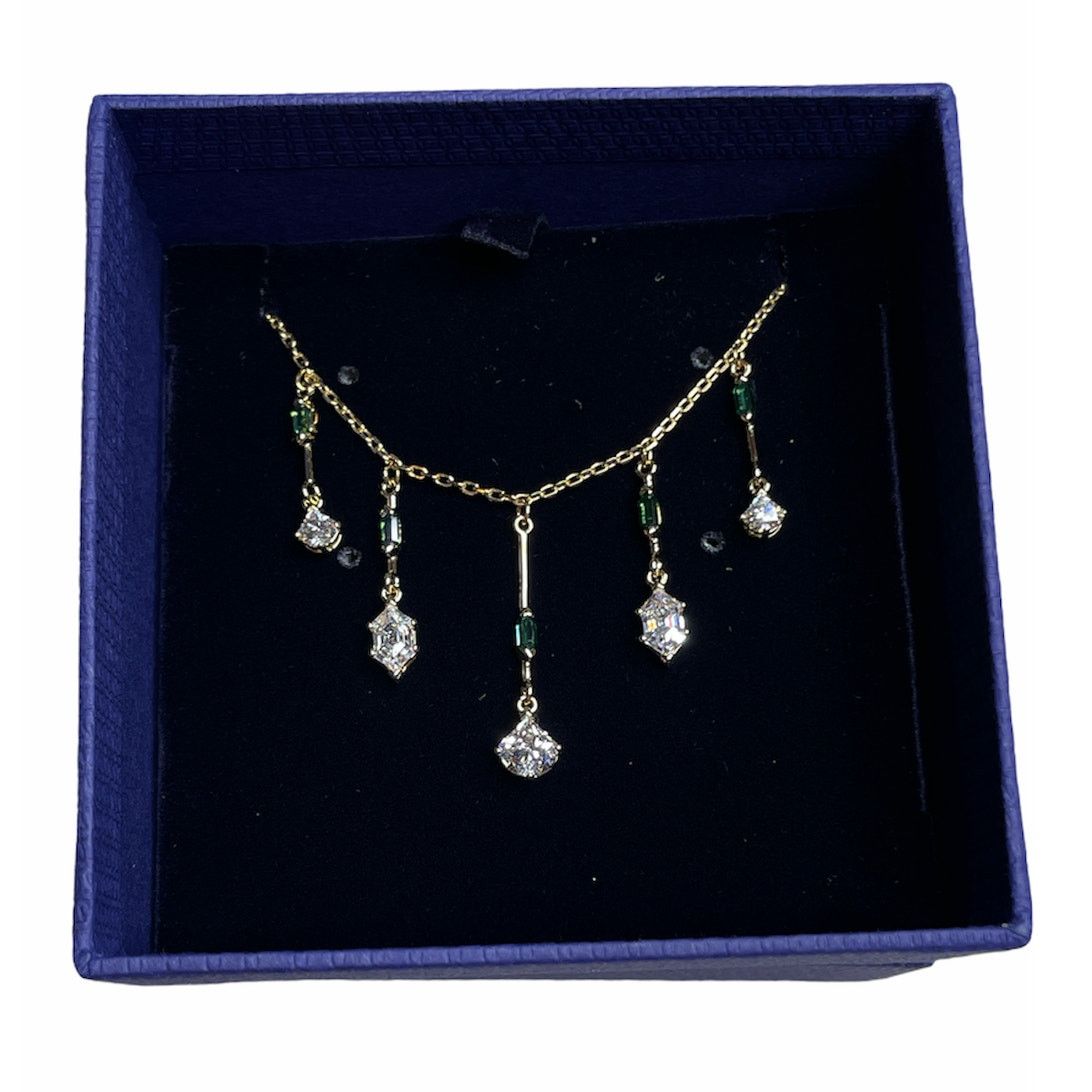 Swarovski Swarovski Oz Green Gold-Plated Necklace Size ONE SIZE - 2 Thumbnail