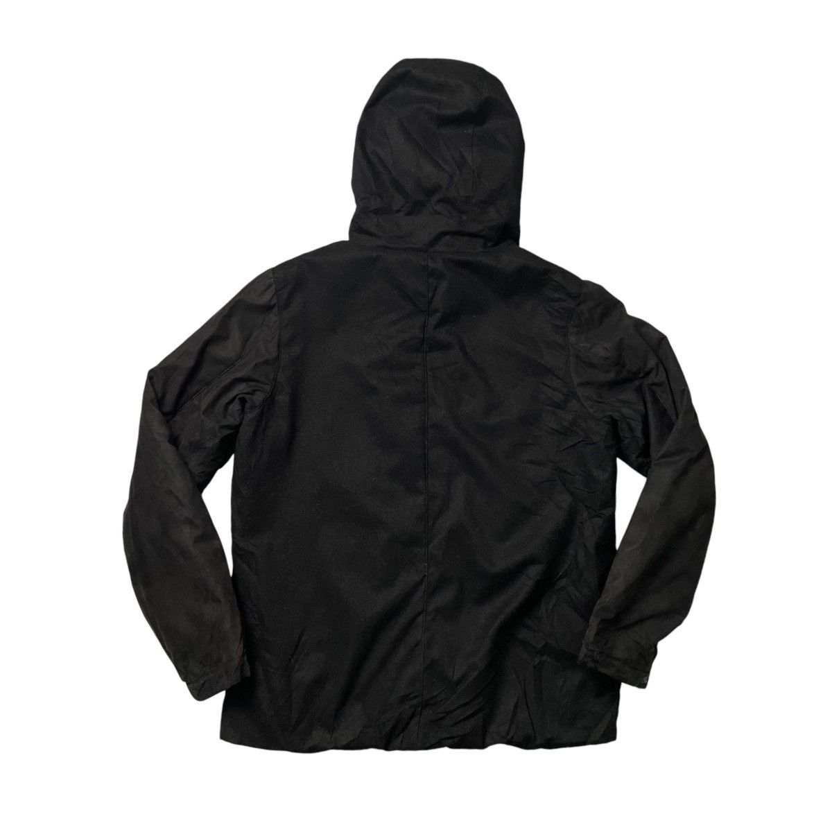 If Six Was Nine × Takeo Kikuchi × Yasuyuki Ishii 🇯🇵 TAKEO KIKUCHI TWO TONES WOOL + SUEDE LEATHER HOODIE JACKET Size US XL / EU 56 / 4 - 2 Thumbnail