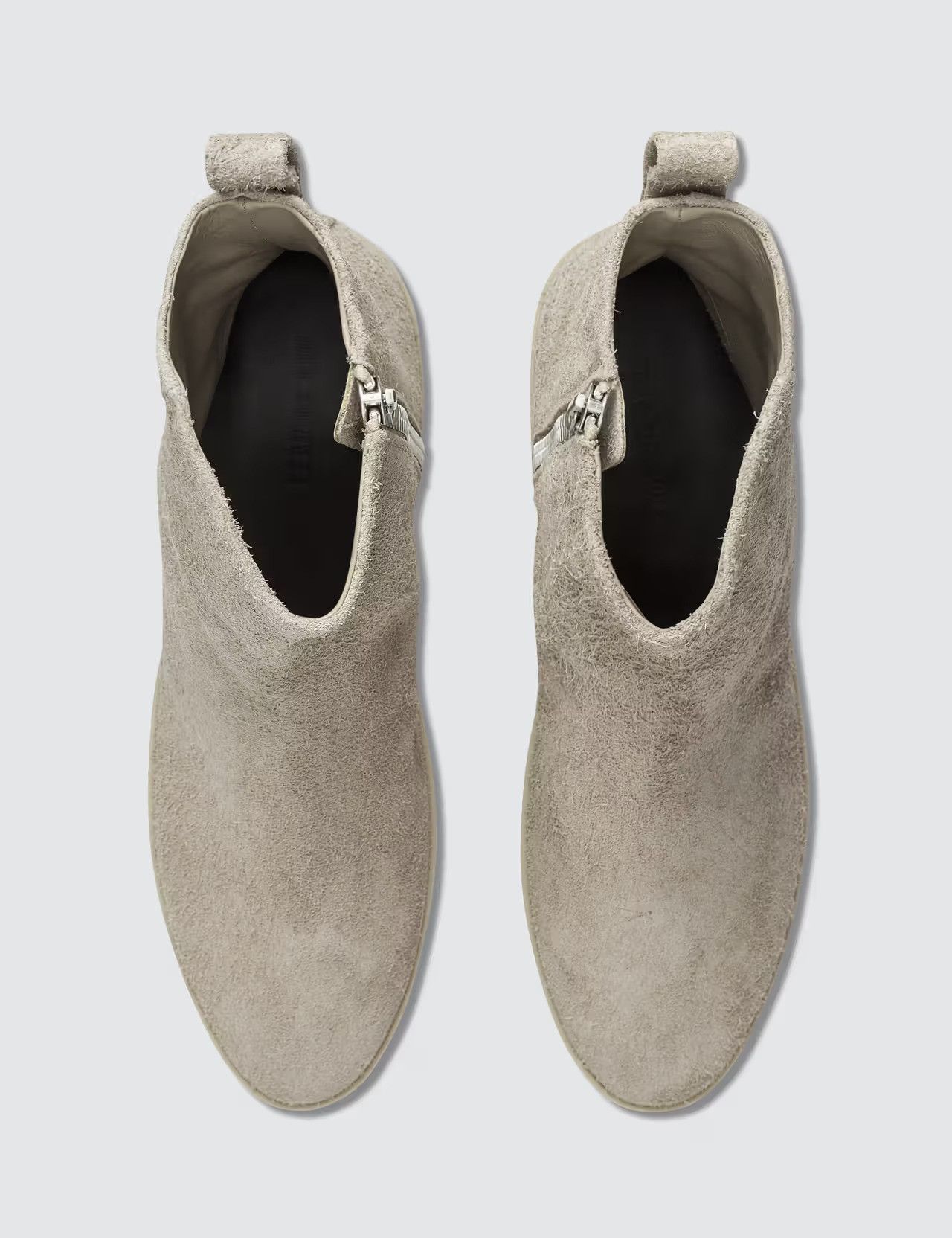 Fear of God Fear of God Grey Rough Suede Chelsea Santa Fe Boots Size US 14 / EU 47 - 4 Thumbnail