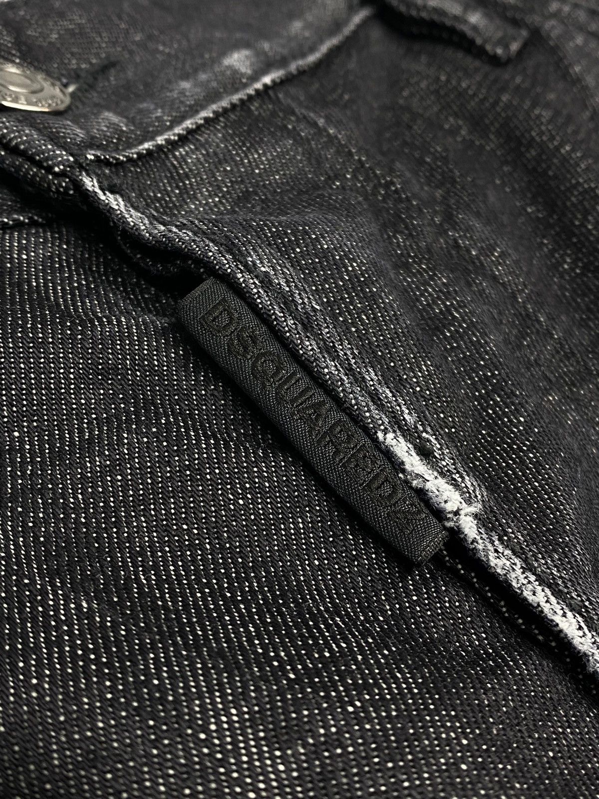 Dsquared2 🔥 DSQUARED2 SKATER JEANS BLACK ITALIAN DENIM Y2K VIBES Size US 34 / EU 50 - 6 Thumbnail
