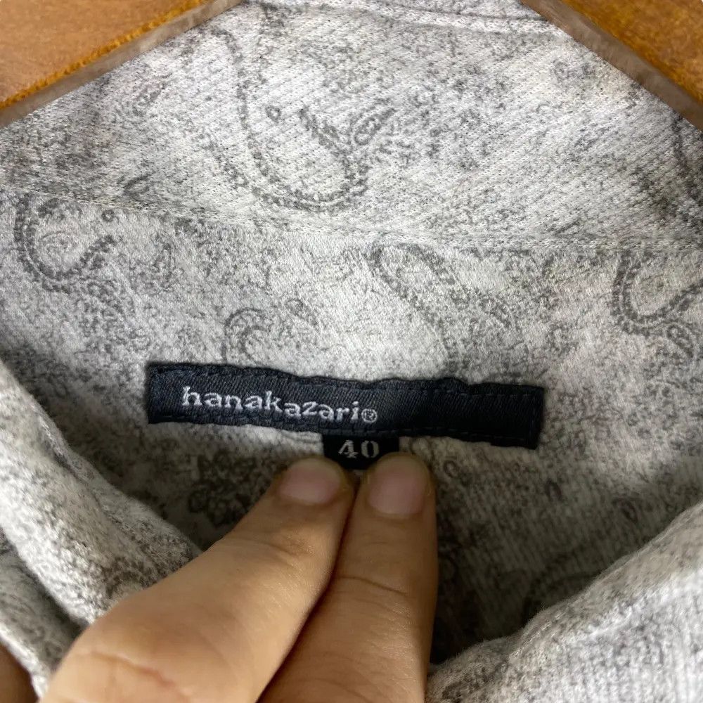 Designer HANAKAZARI Paisley Full Print Polo Tee Shirt Size 40 Size US M / EU 48-50 / 2 - 5 Thumbnail