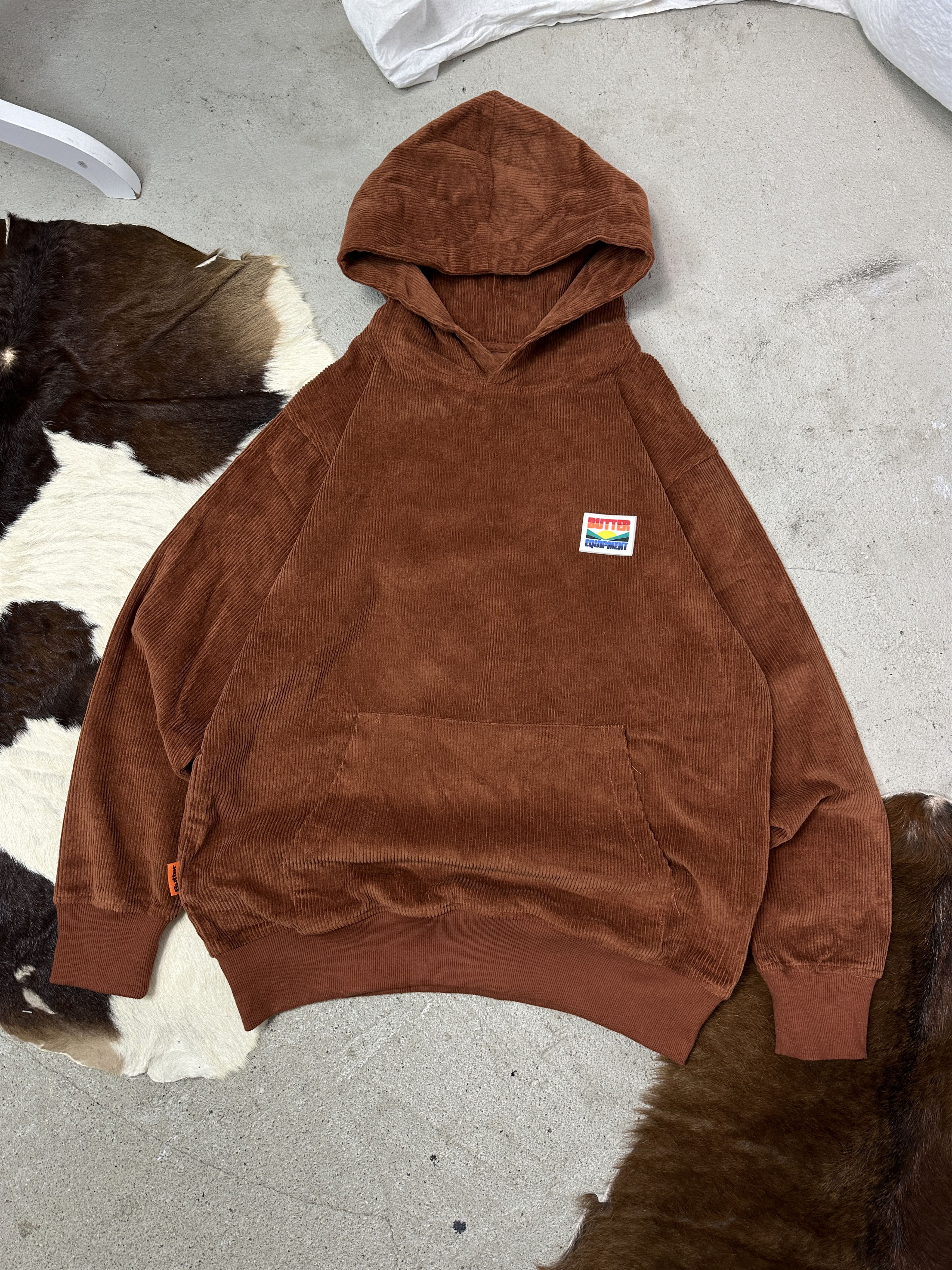 Vintage Vintage Streetwear Skater Sporty Butter Corduroy Hoodie Y2K Size US M / EU 48-50 / 2 - 1 Thumbnail