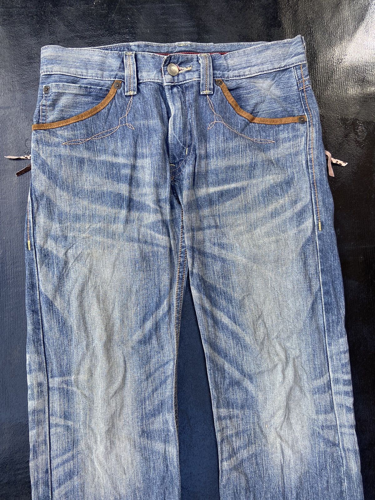 Edwin Vintage Edwin distressed fashion kmrii if six was nine Size US 35 - 3 Thumbnail