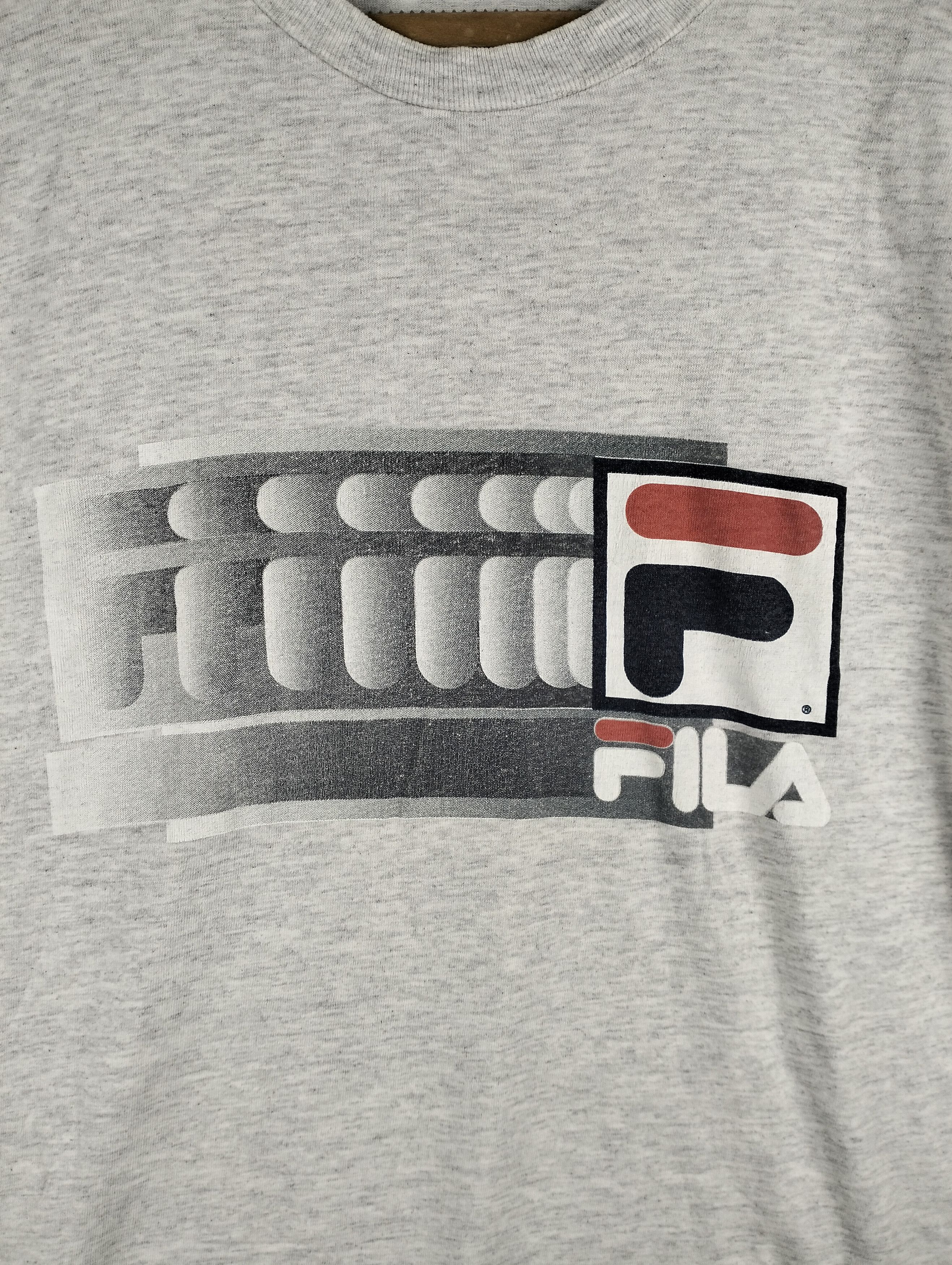 Fila × Vintage Vintage 90's Fila Spell Out T shirt Streetwear Made in Usa Size US M / EU 48-50 / 2 - 1 Thumbnail