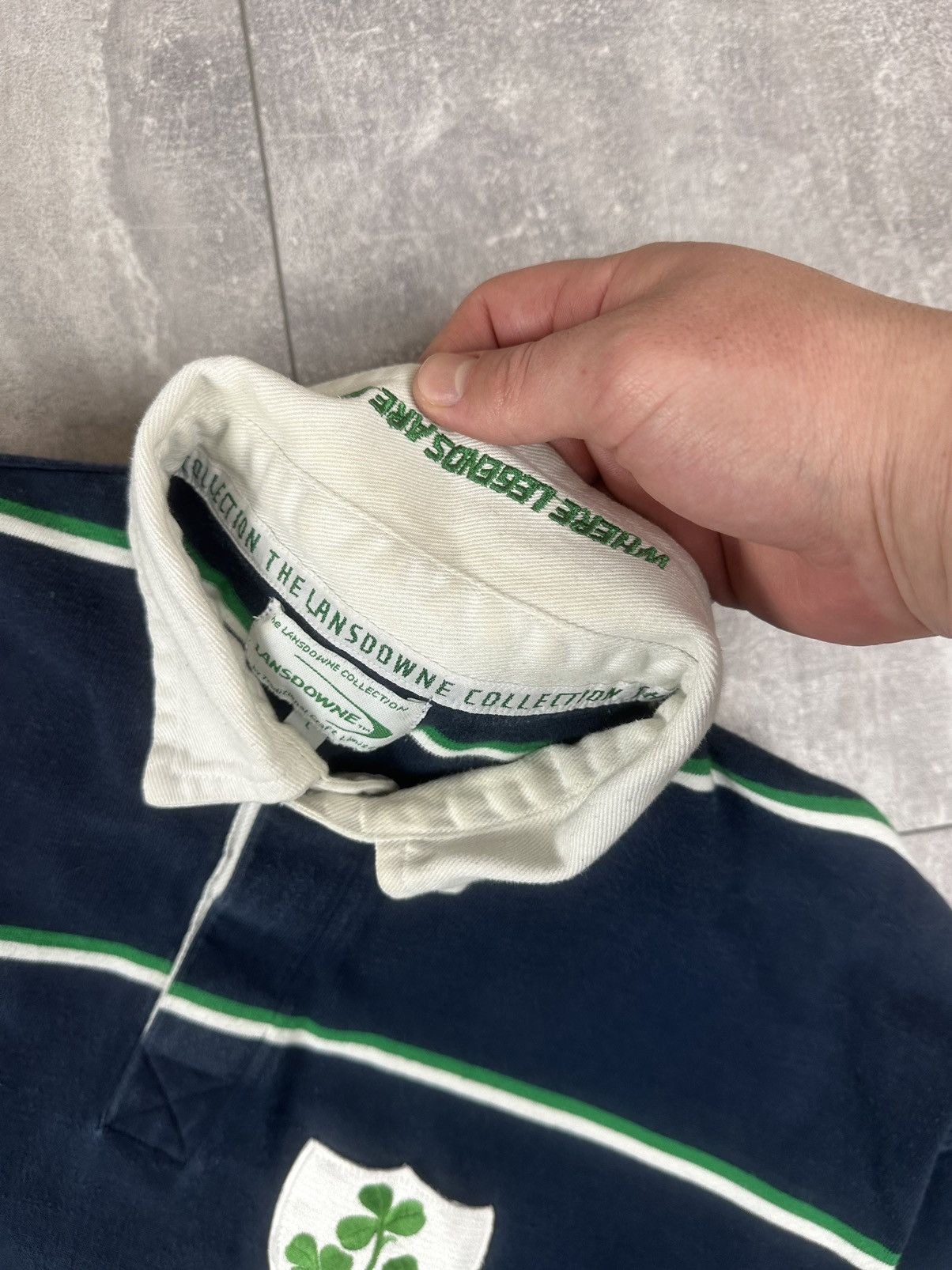Other Lansdowne Ireland Vintage Rugby Long Sleeve Jersey Size US L / EU 52-54 / 3 - 10 Thumbnail