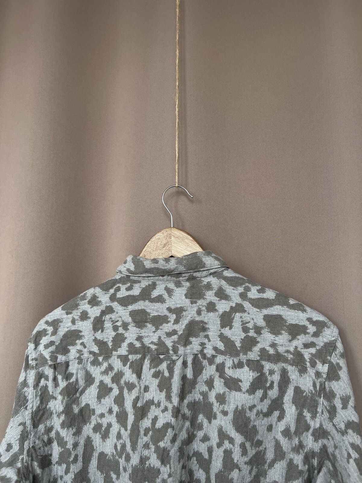 Allsaints AllSaints Montaud LS Cotton Button Shirt Mens Size L Size US L / EU 52-54 / 3 - 8 Thumbnail