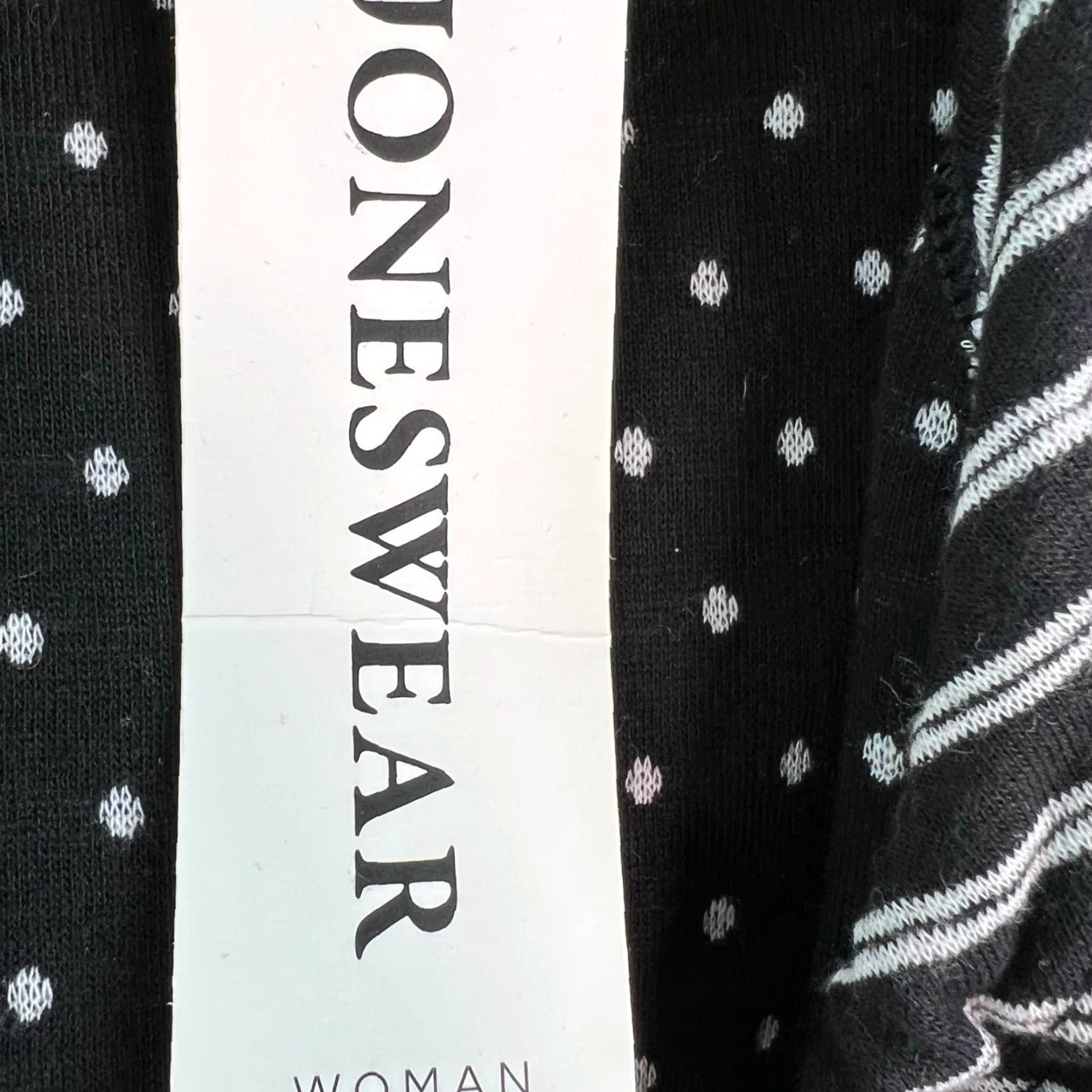 Vintage Joneswear Cardigan Womens 2XL Black White Drape Wrap Vest Size XXL / US 16-18 / IT 52-54 - 5 Thumbnail